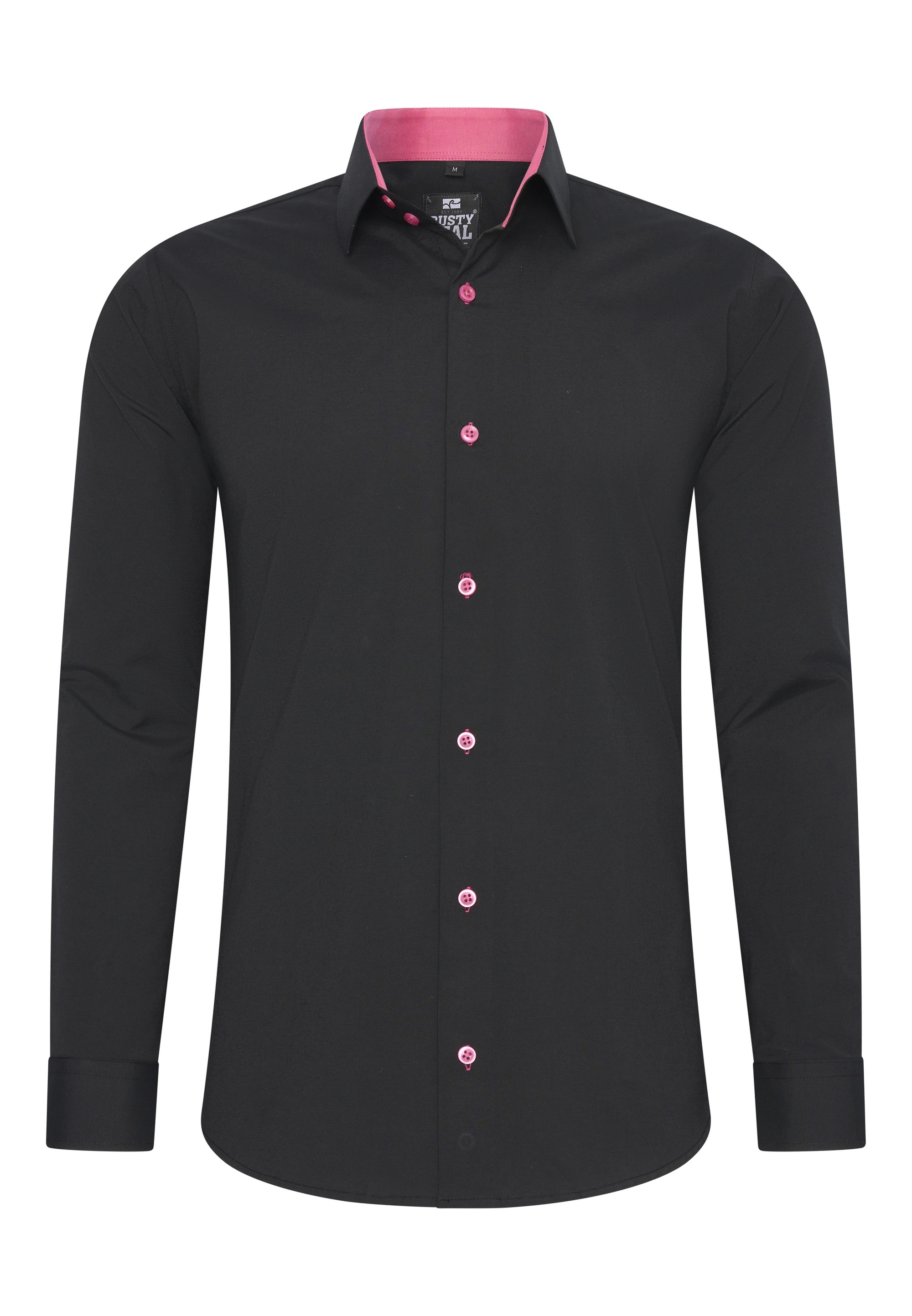 Thumbnail - Rusty Neal Langarmhemd mit trendigem Farbkontrast