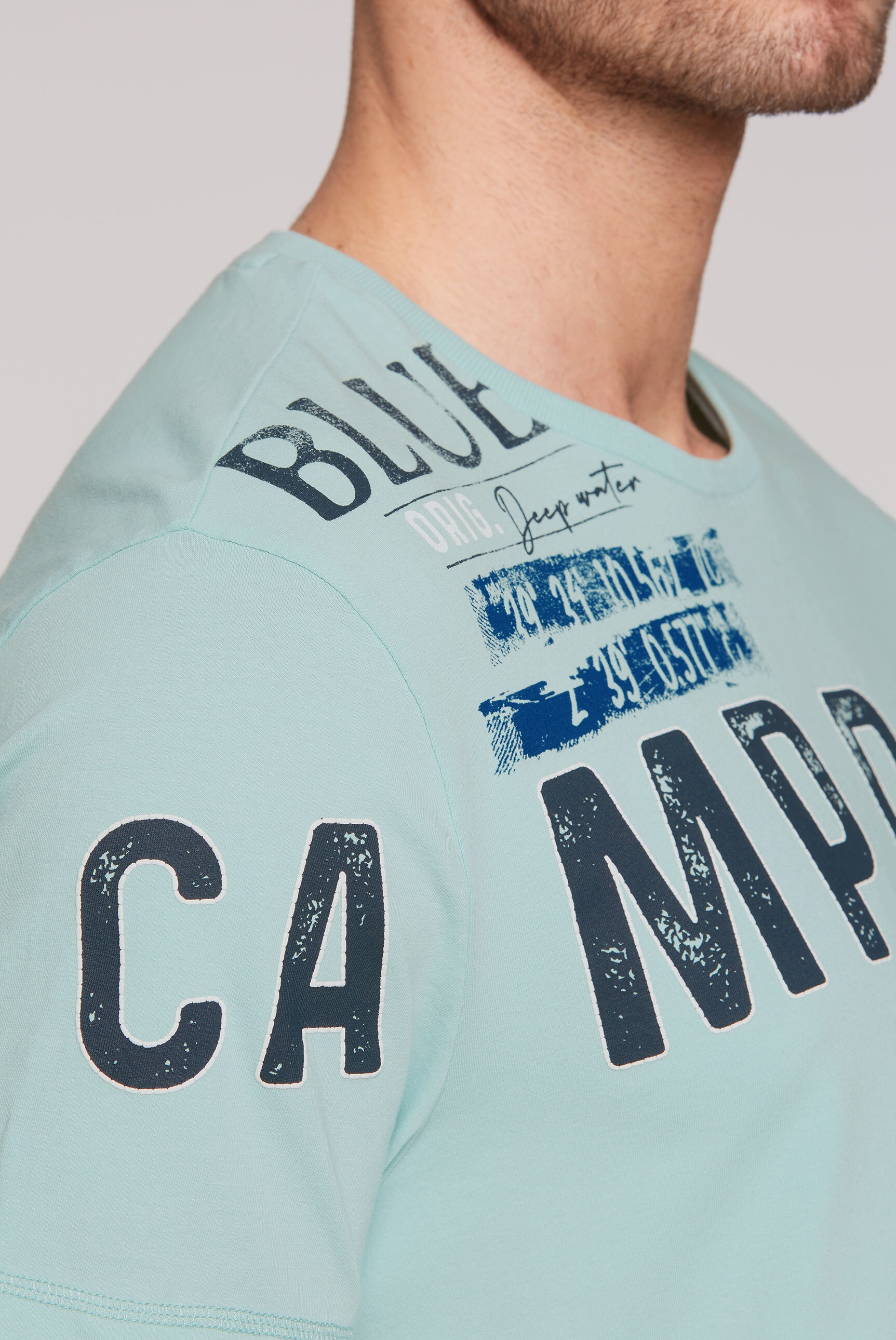 CAMP DAVID Rundhalsshirt, mit Baumwolle