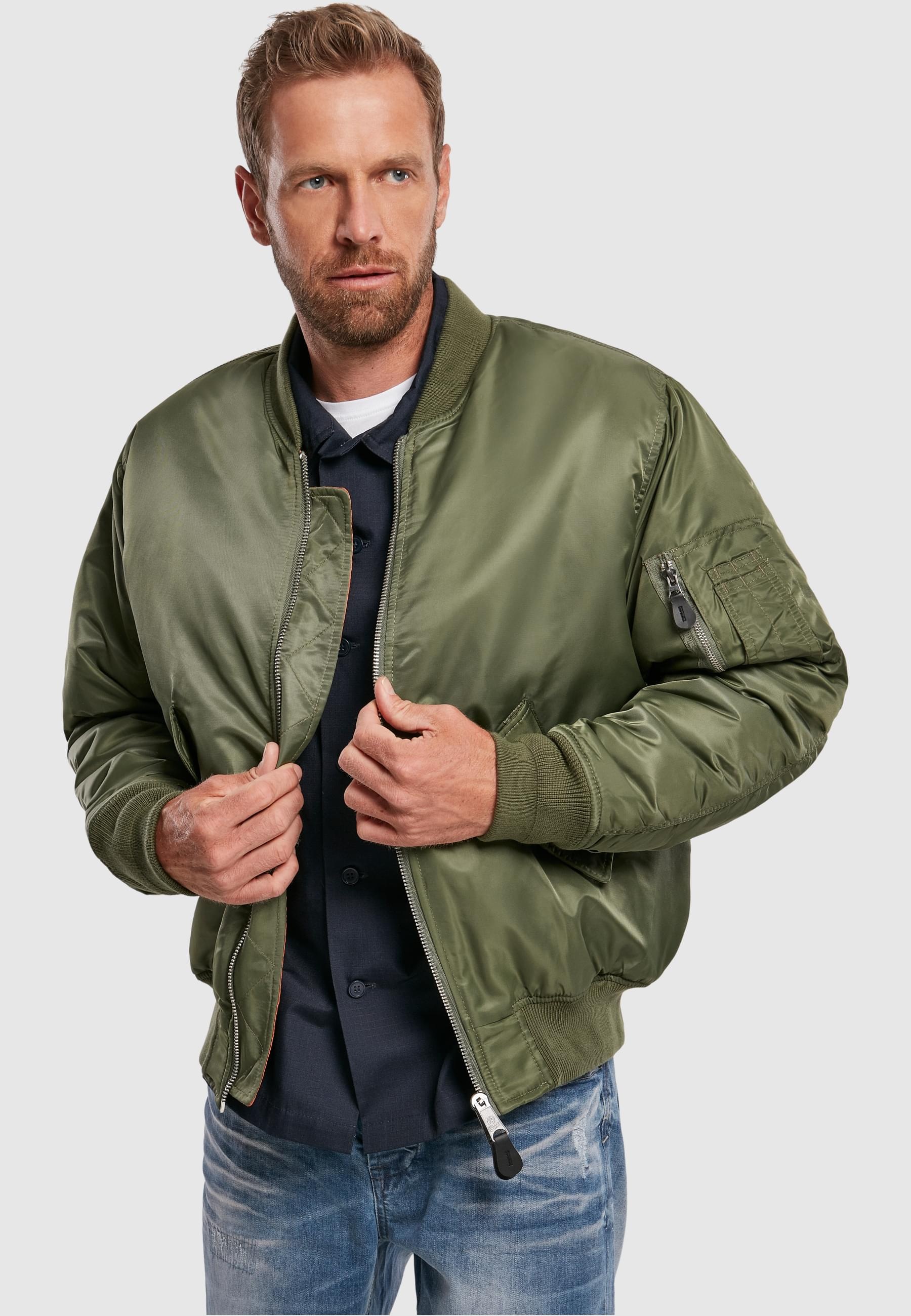 Brandit Anorak »Brandit Herren MA1 Bomber Jacket«, (1 St.), ohne Kapuze