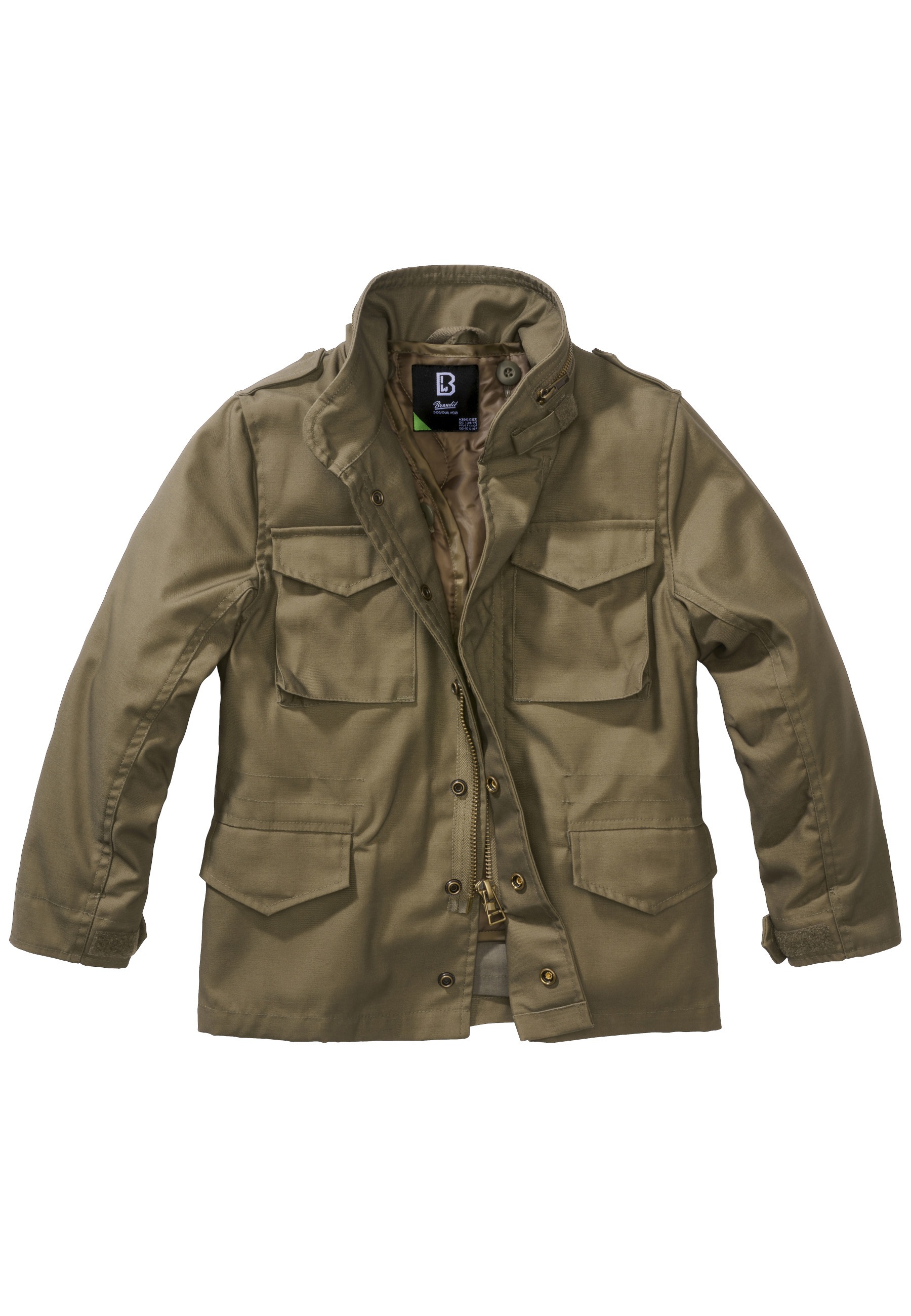 Brandit Veste M65 Standard Olive 170-176 cm Garçons,Filles