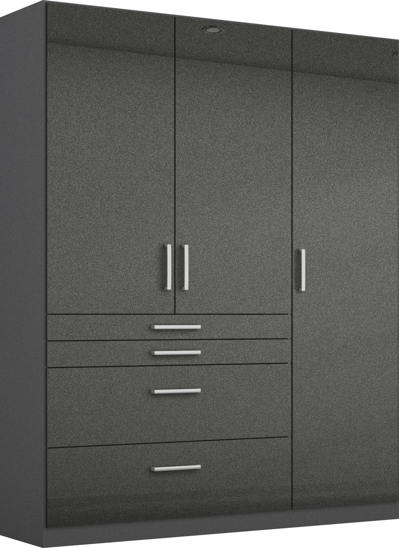 rauch Drehtürenschrank "Kleiderschrank Schrank Garderobe Garderobenschrank HOMBURG" mit viel Stauraum, oberer Schubkasten mit Einteilung MADE IN GERMANY