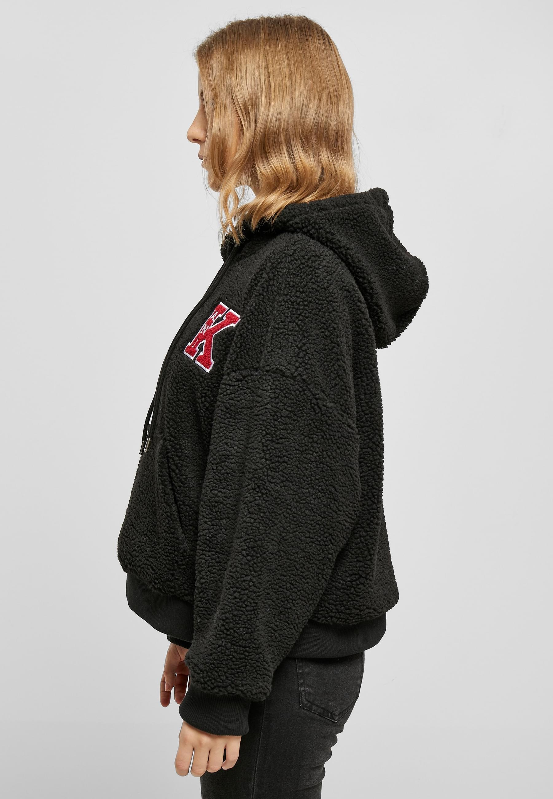 Karl Kani Kapuzenpullover »Karl Kani Damen KW224-030-1KK Retro Patch OS Teddy Hoodie«, (1 tlg.)