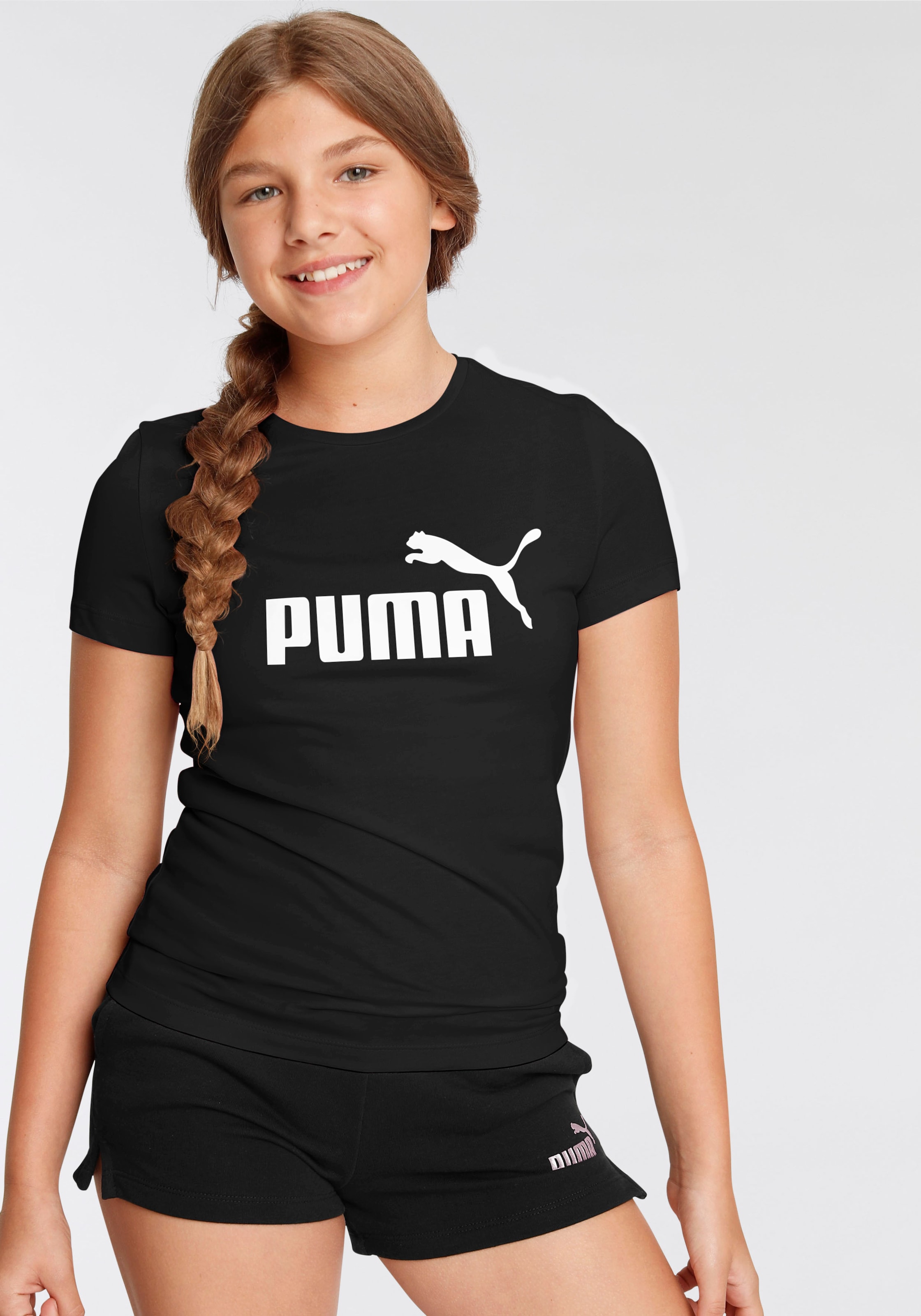 PUMA T-Shirt »ESS LOGO TEE - | bestellen Kinder« für BAUR