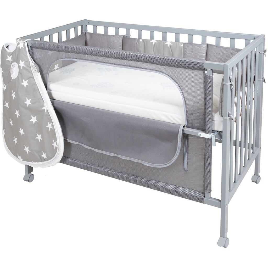 roba® Babybett »Room Bed, safe asleep®, Little Stars«, (4 tlg.)