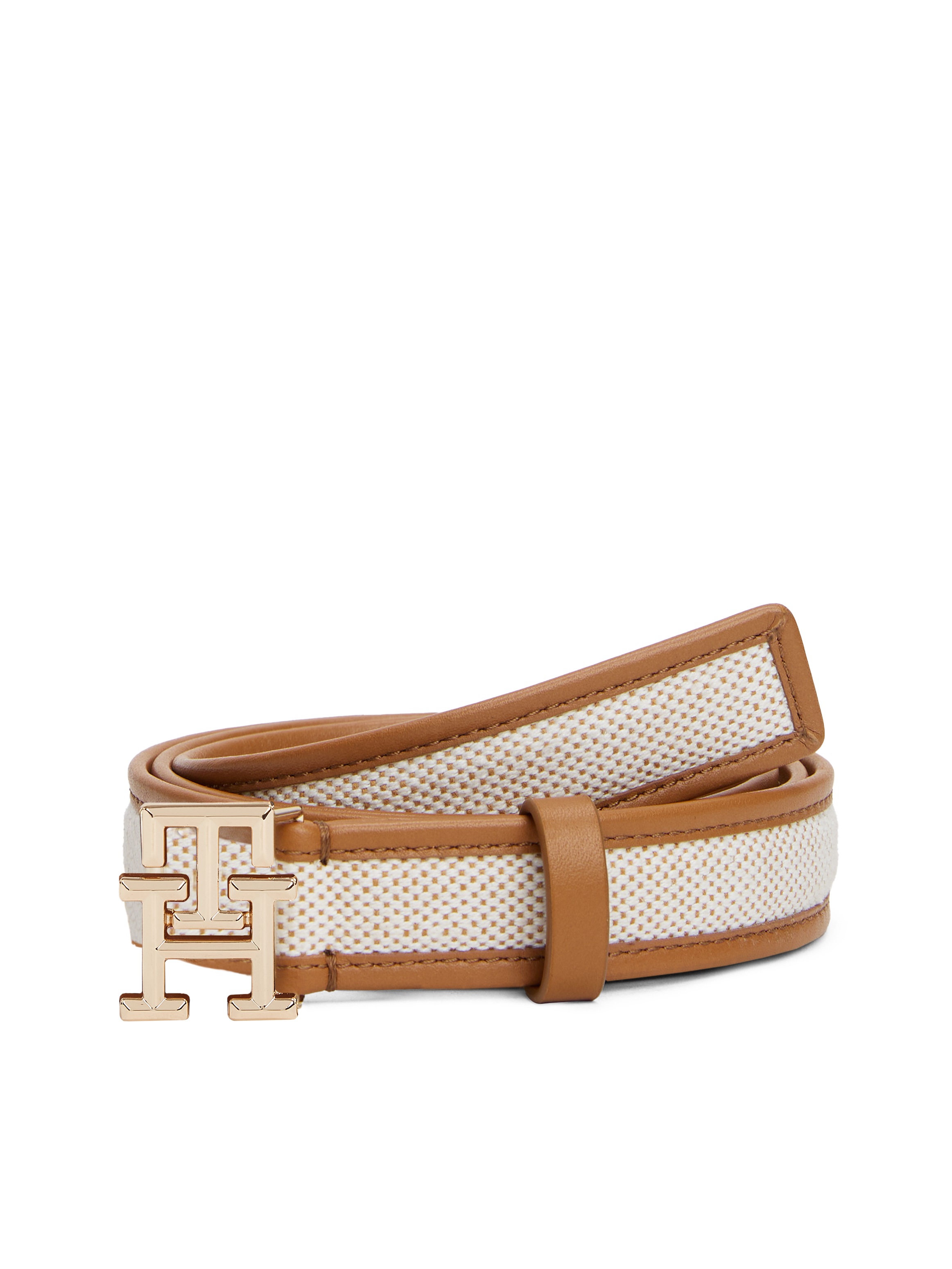 Tommy Hilfiger Ledergürtel »TH LOGO 2.5 cm breit CANVAS«