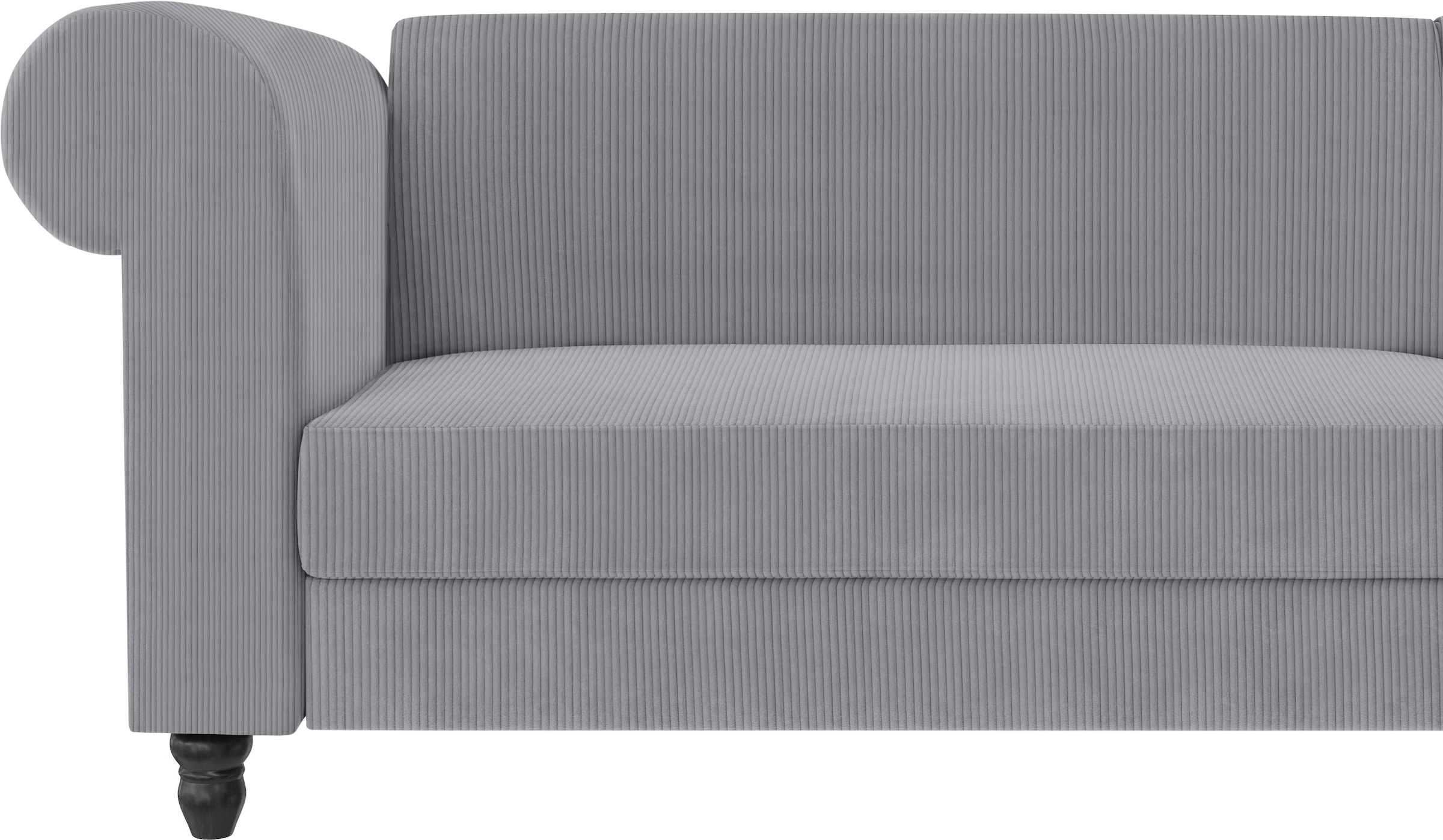 Dorel Home Ecksofa »Felix II, L-Form, Schlafsofa 241cm (Liegefl. 108/195 cm),«, verstellb. Rückenlehne, Recamiere wechselbar, Cord