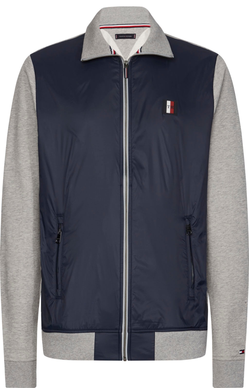 Tommy Hilfiger Sweatjacke »MIXED MEDIA ZIP THROUGH« für Herren | BAUR
