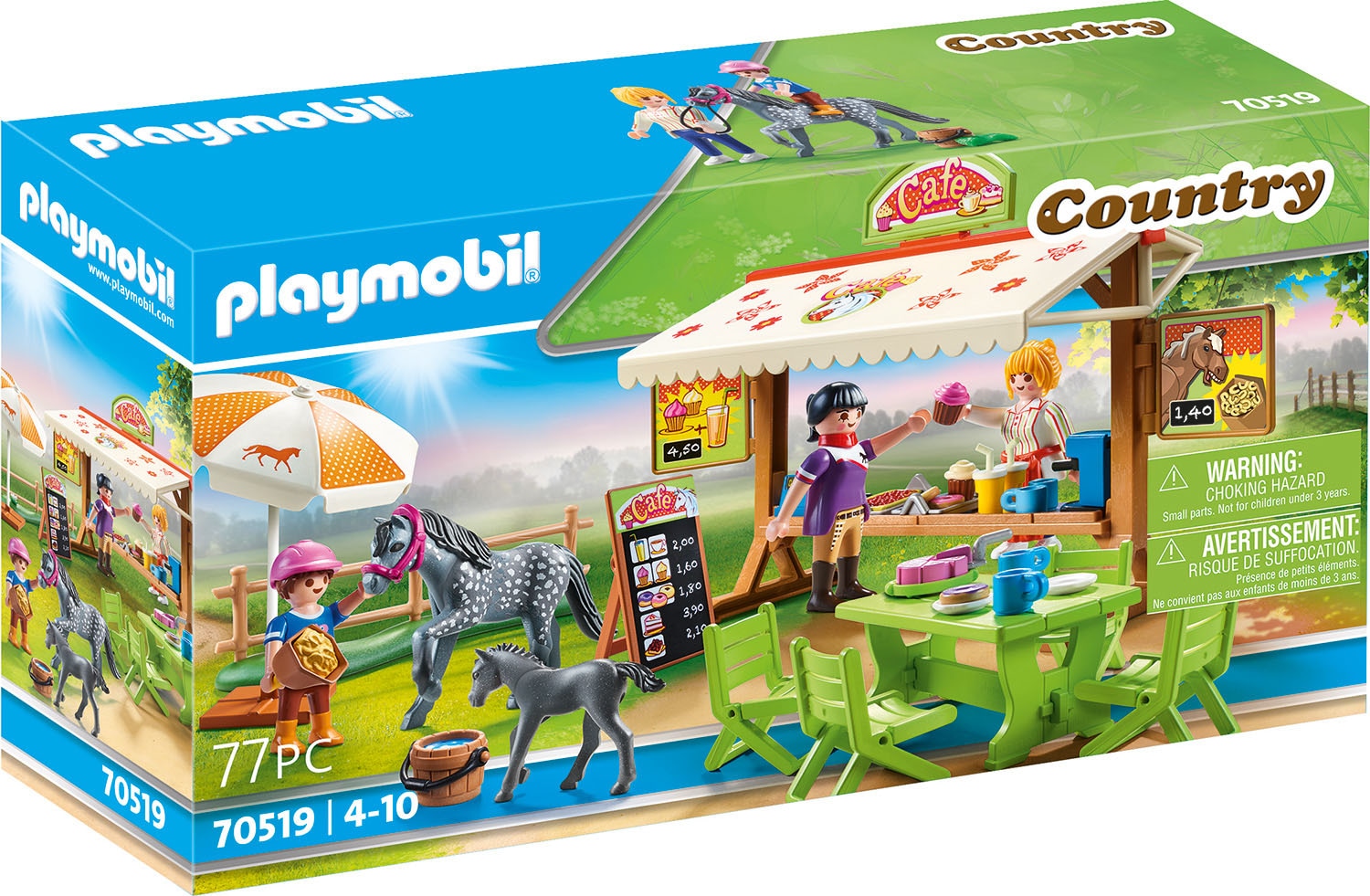 Konstruktions-Spielset »Pony-Café (70519), Country«, (77 St.), Made in Germany