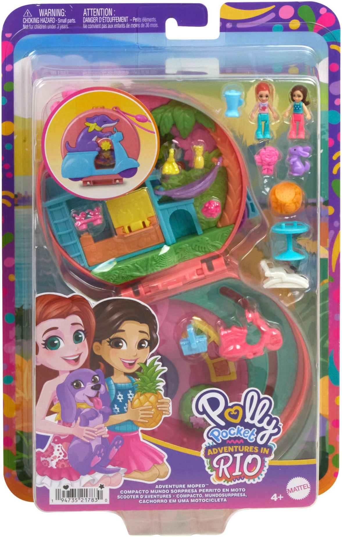 Polly Pocket Spielwelt »Adventure Moped-Schatulle«