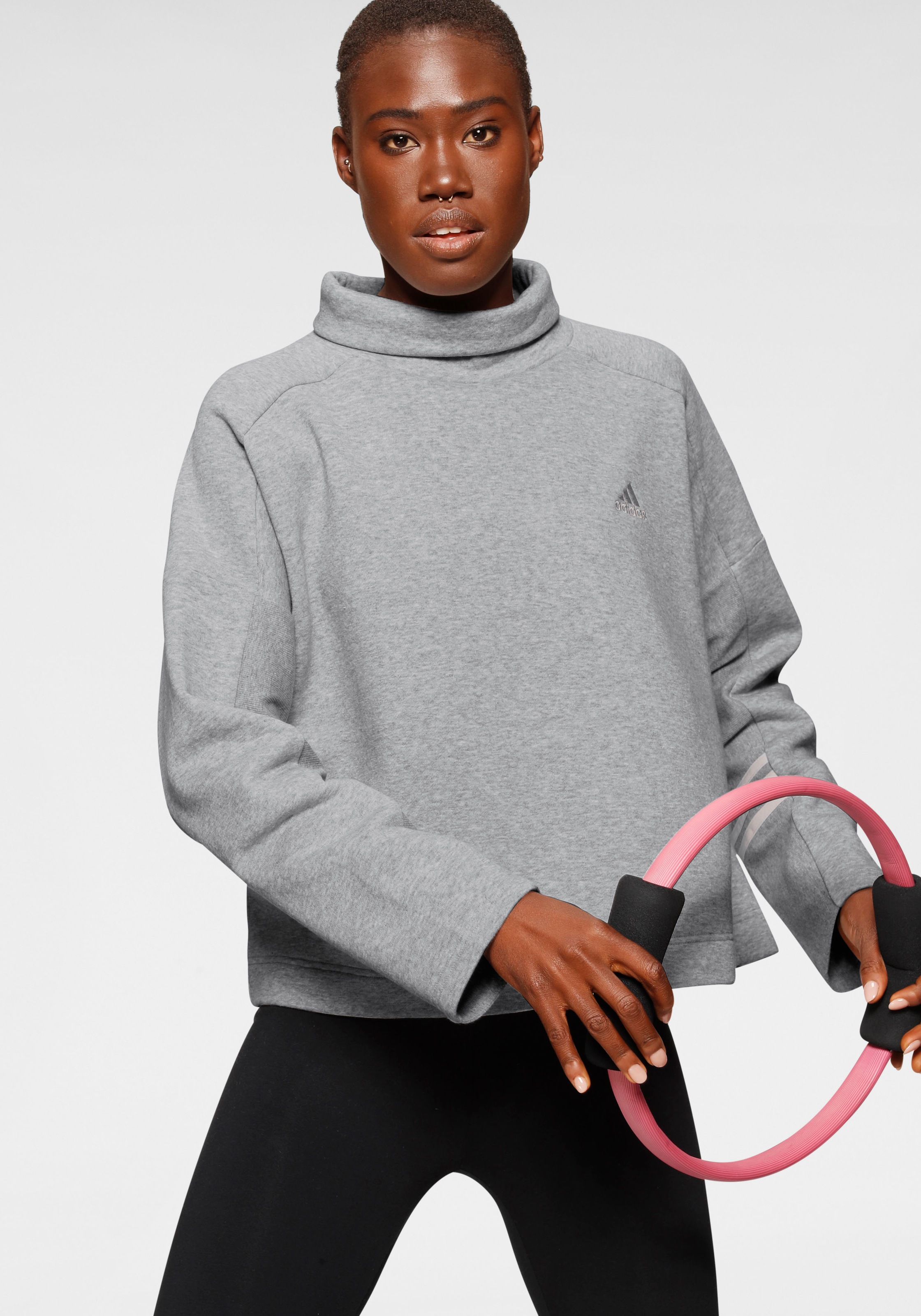 adidas funnel neck sweatshirt