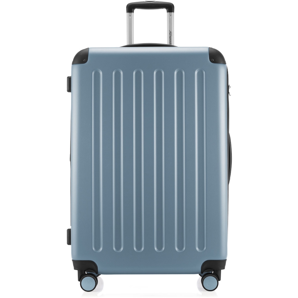 Hauptstadtkoffer Hartschalen-Trolley »Spree, 75 cm, pool blue«, 4 Rollen