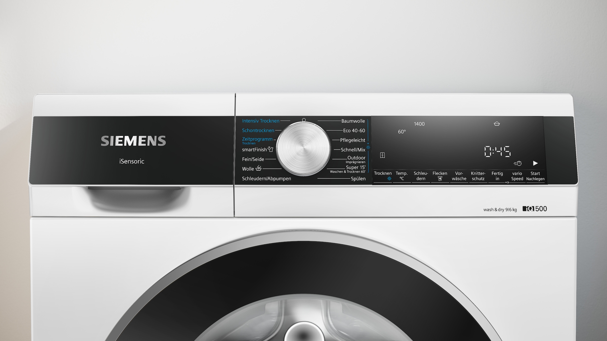 SIEMENS Waschtrockner »WN44G242« iQ500 9 kg /6 kg 70 dB(A)