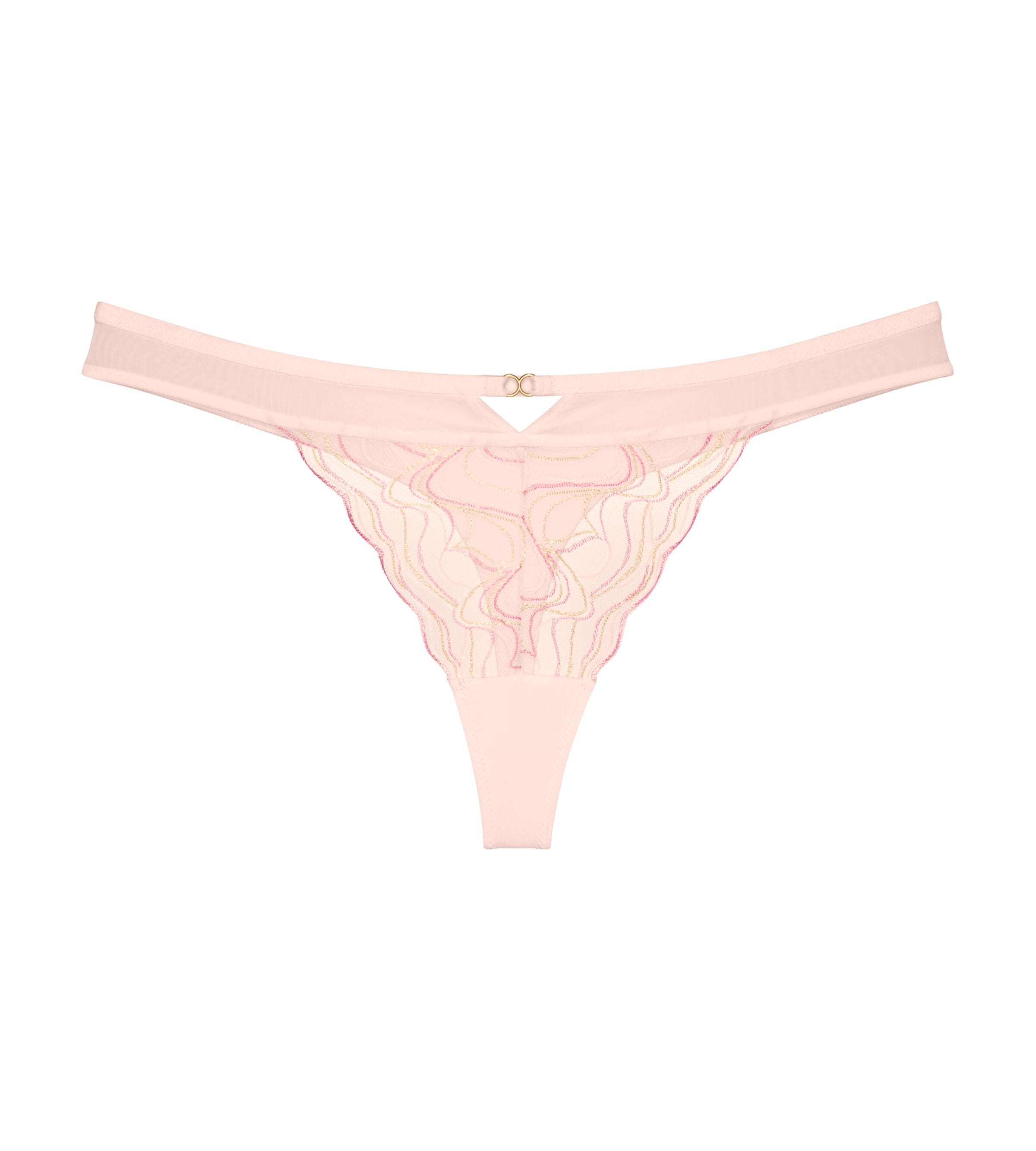 Triumph String »Palina Waves of Glow« Triumph x Palina Rojinski, leicht, zarte Spitze, elastisch