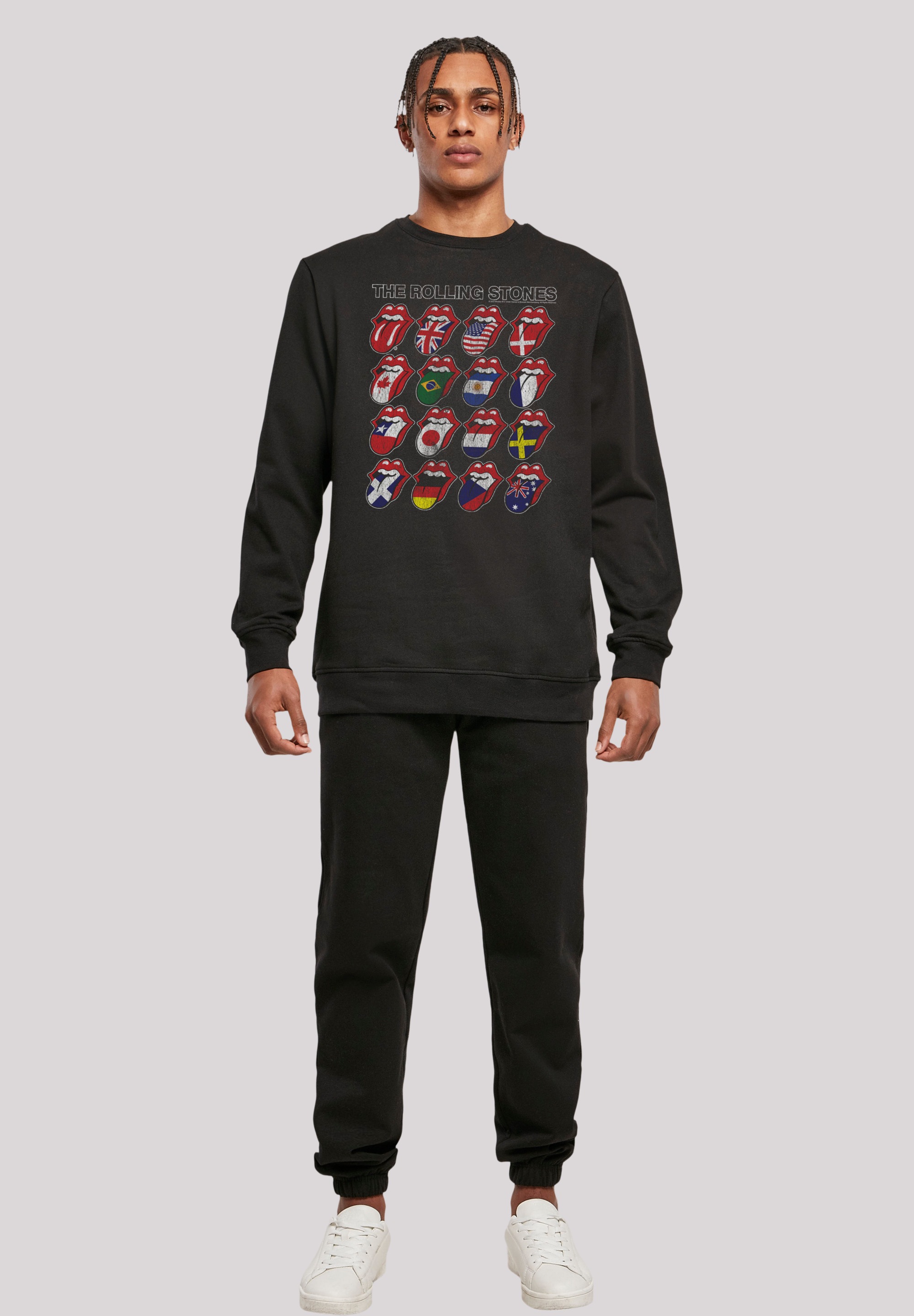 F4NT4STIC Sweatshirt »The Rolling Stones Voodoo Lounge Tongues«, Musik, Band, Logo