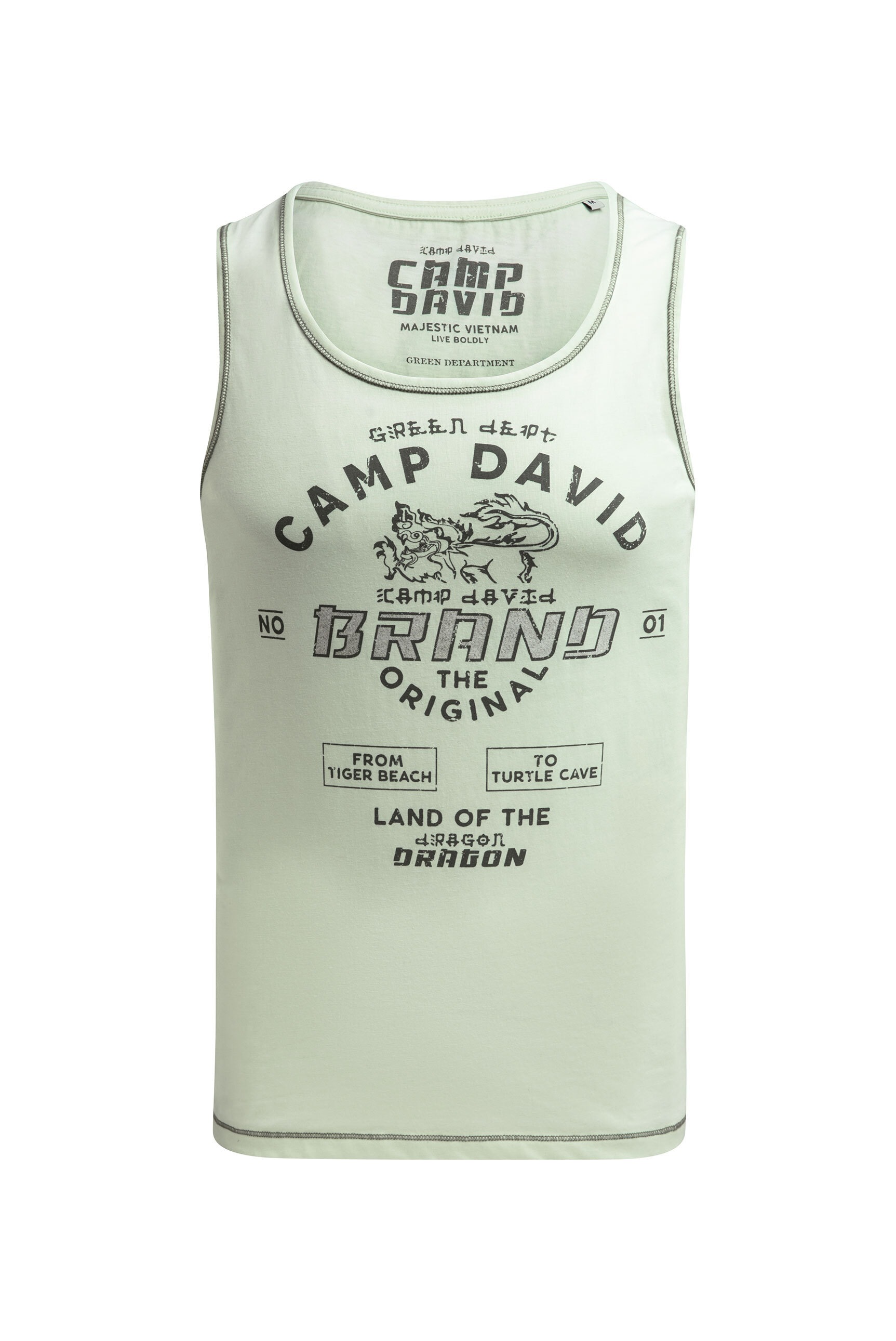 CAMP DAVID Tanktop in softer Haptik
