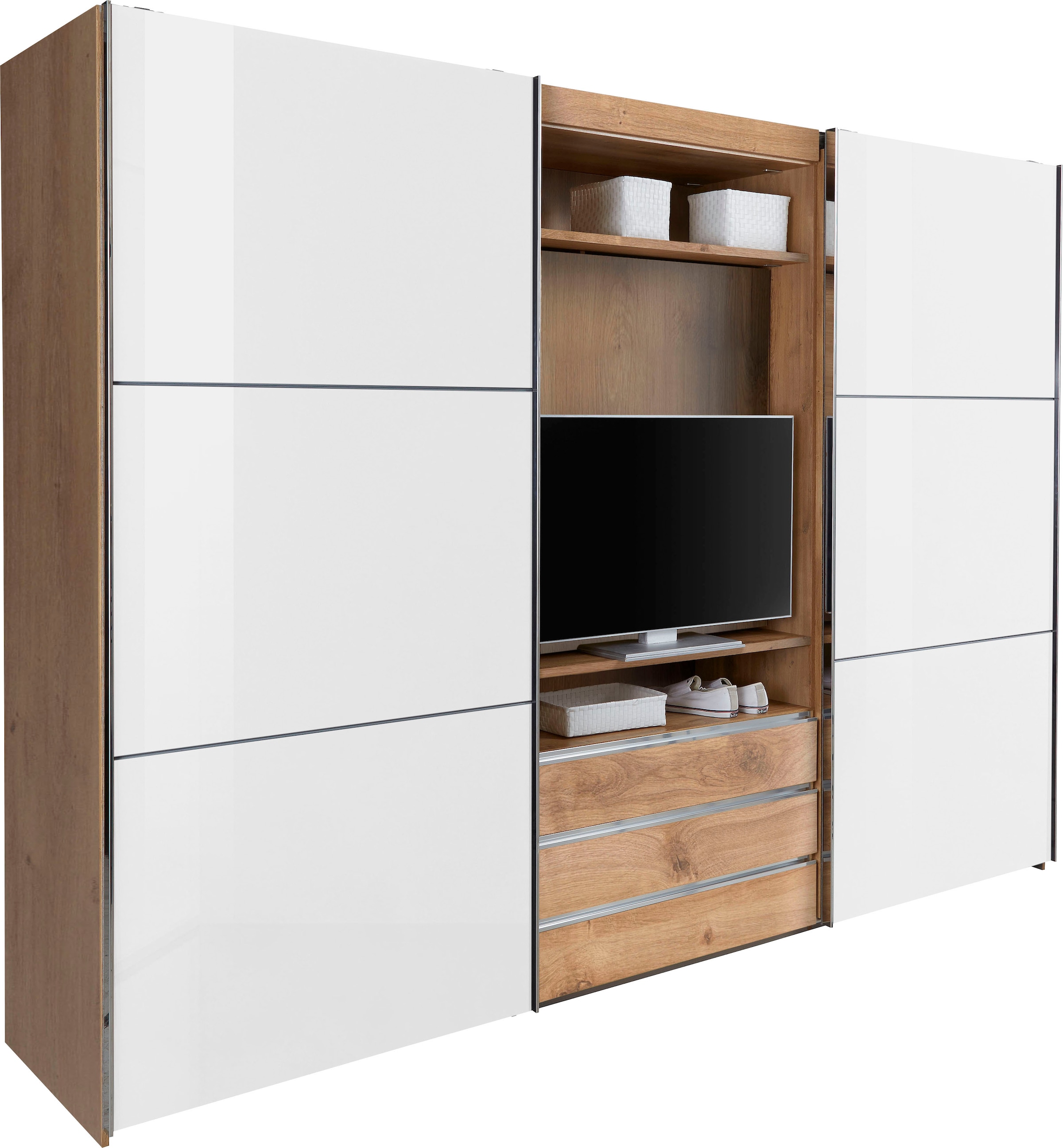 drehbaren To Fresh BAUR »Magic«, | TV-Element mit Schwebetürenschrank Go