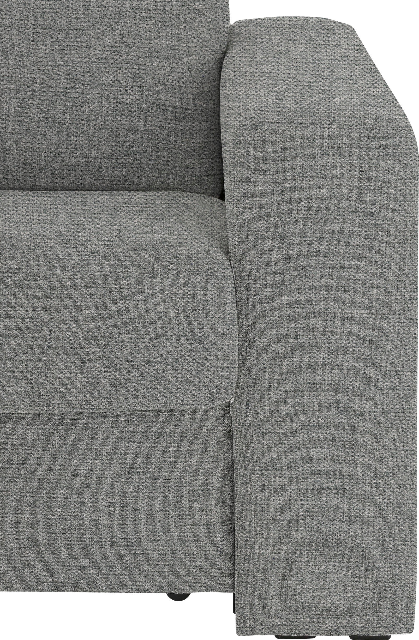 Home affaire Schlafsofa »Roma Matratzenhöhe 14 cm«, Dauerschlaffunktion, mit Unterfederung, Lattenrost, Matratze