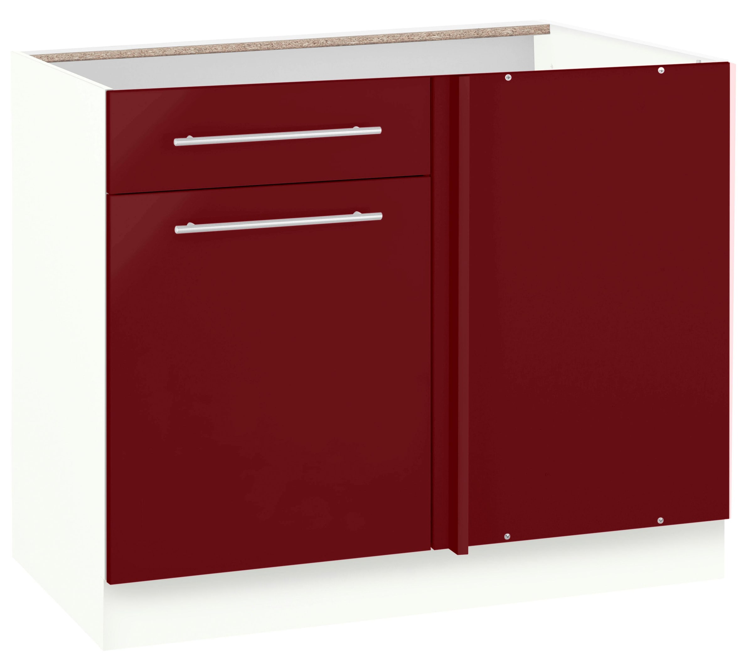wiho Küchen Eckunterschrank "Flexi2", Breite 100 cm, Planungsmaß 110 cm, ohne Arbeitsplatte