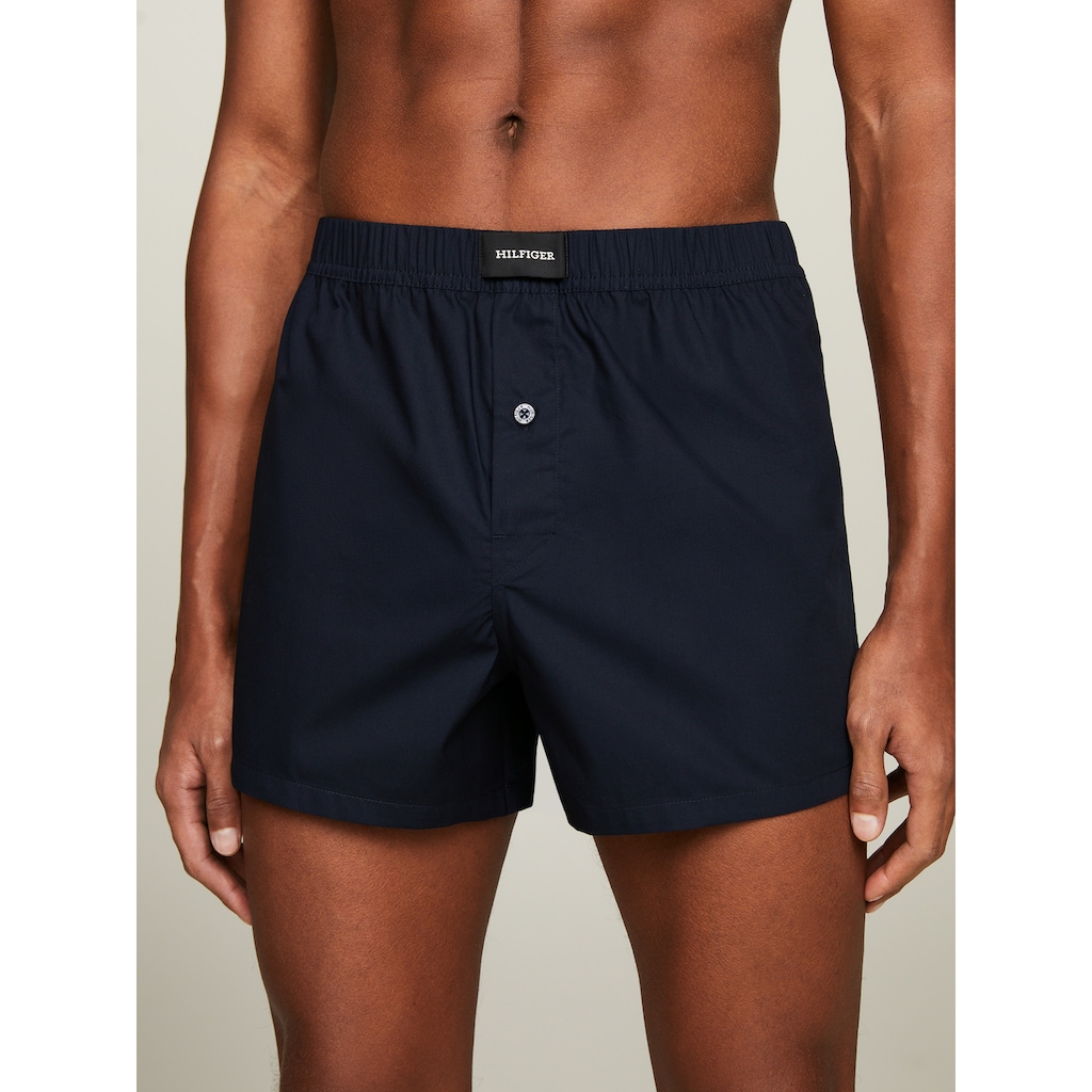 Tommy Hilfiger Underwear Webboxer »3P WOVEN BOXER«, (Packung, 3er)