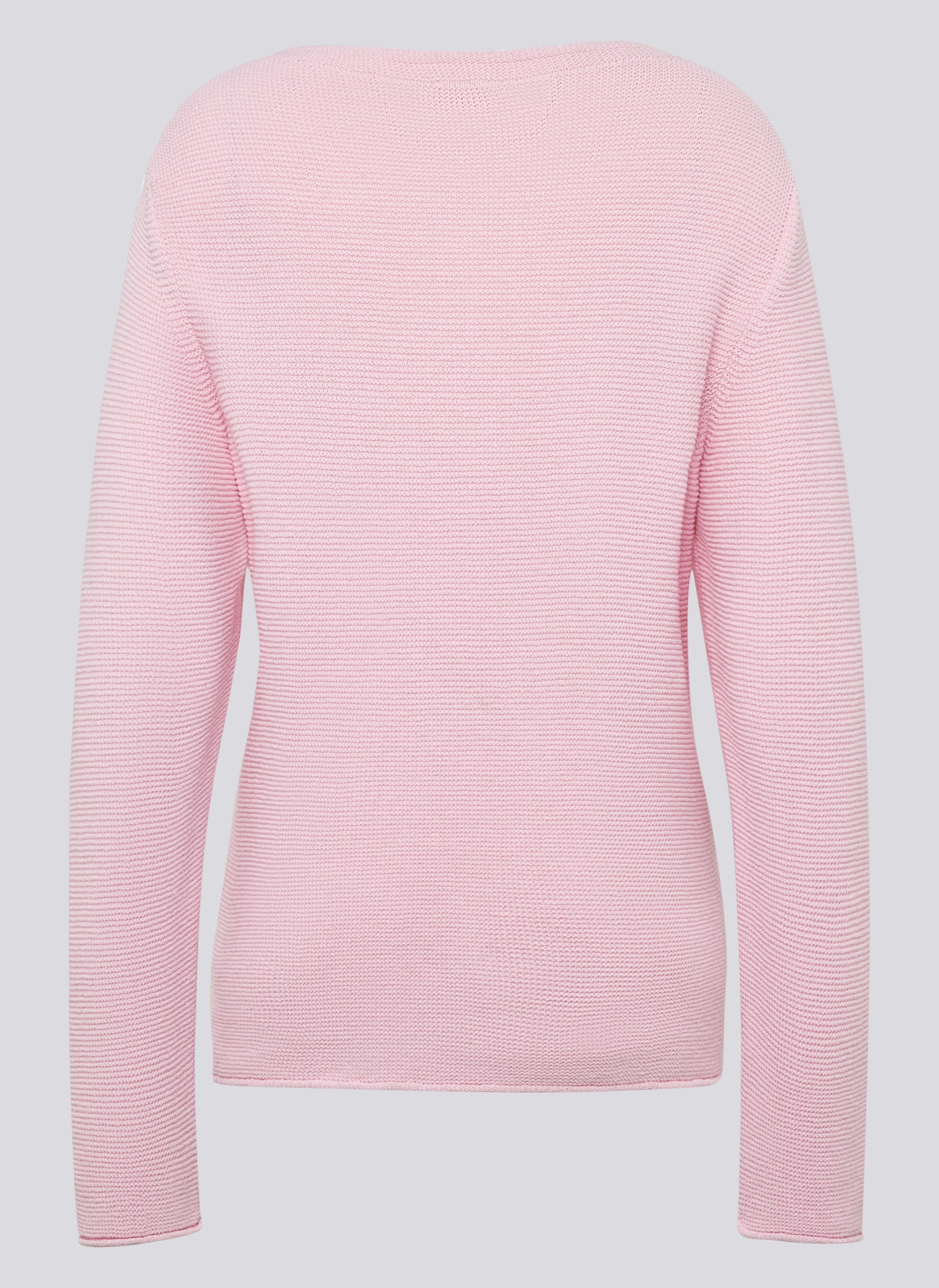 Rabe Rundhalspullover in Struktur-Optik