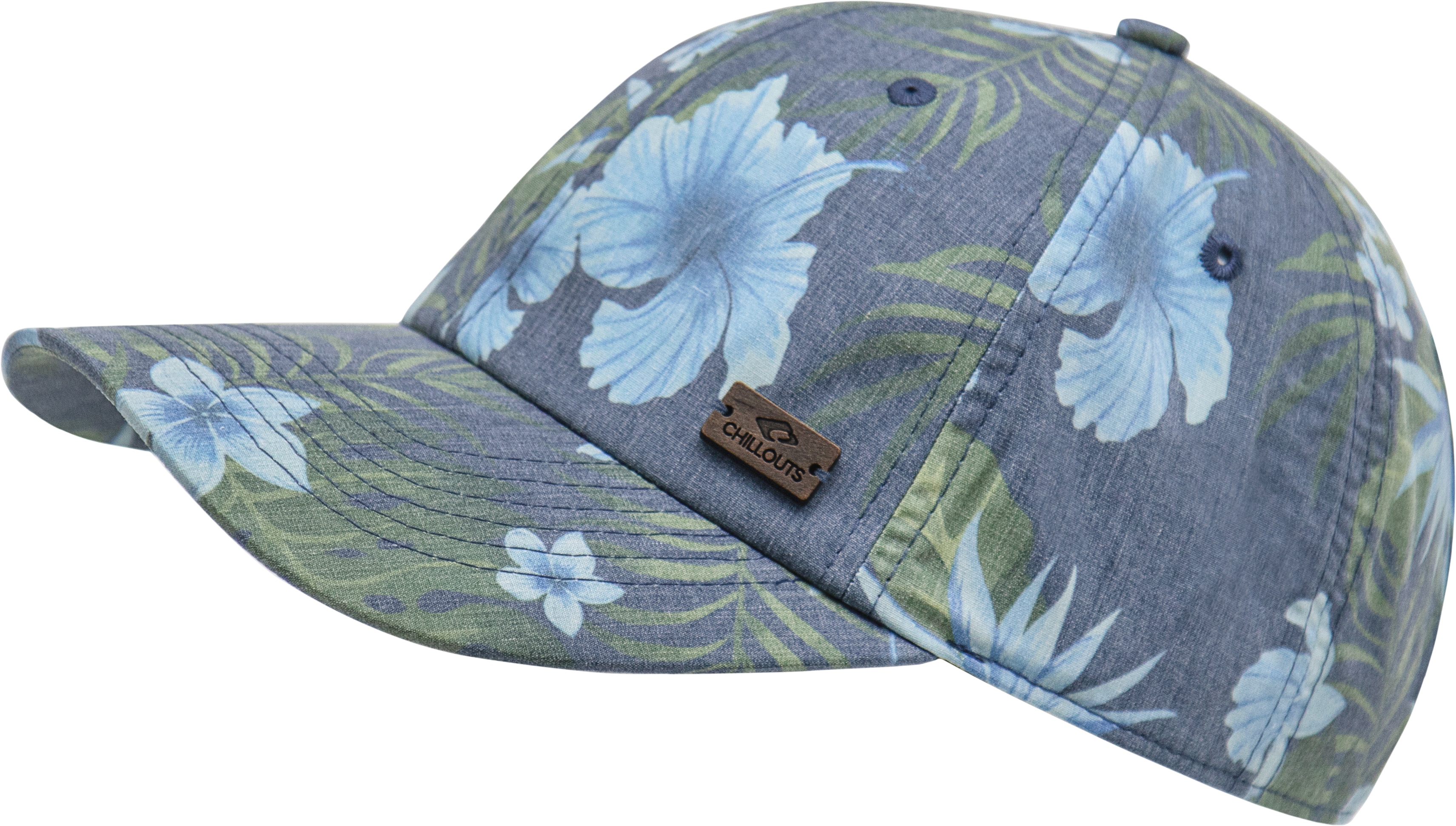 chillouts Baseball Cap "Waimea Hat" mit tropischem Muster & verstellbar für lässige Strand-Vibes