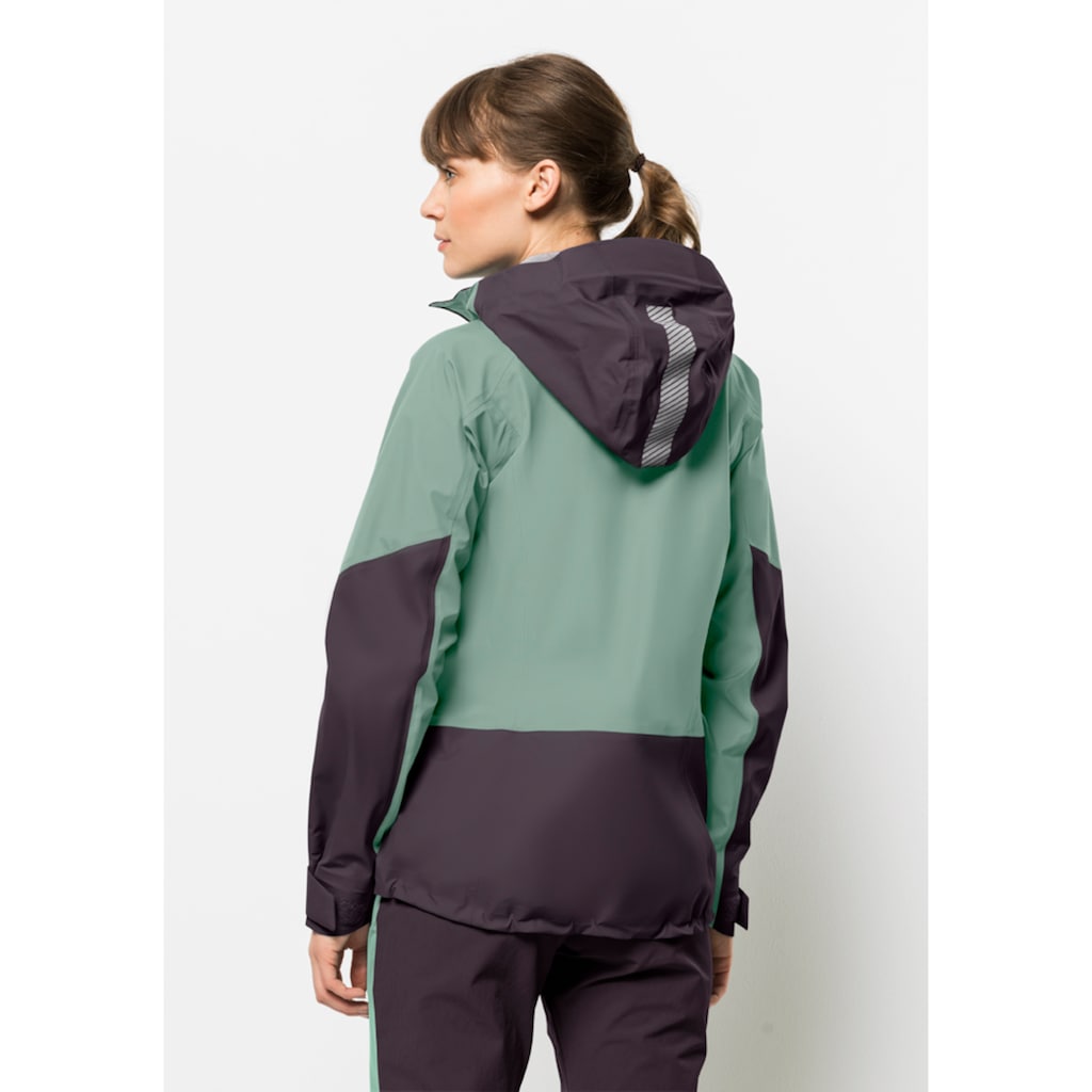 Jack Wolfskin Funktionsjacke »ALPSPITZE 3L JKT W«, mit Kapuze