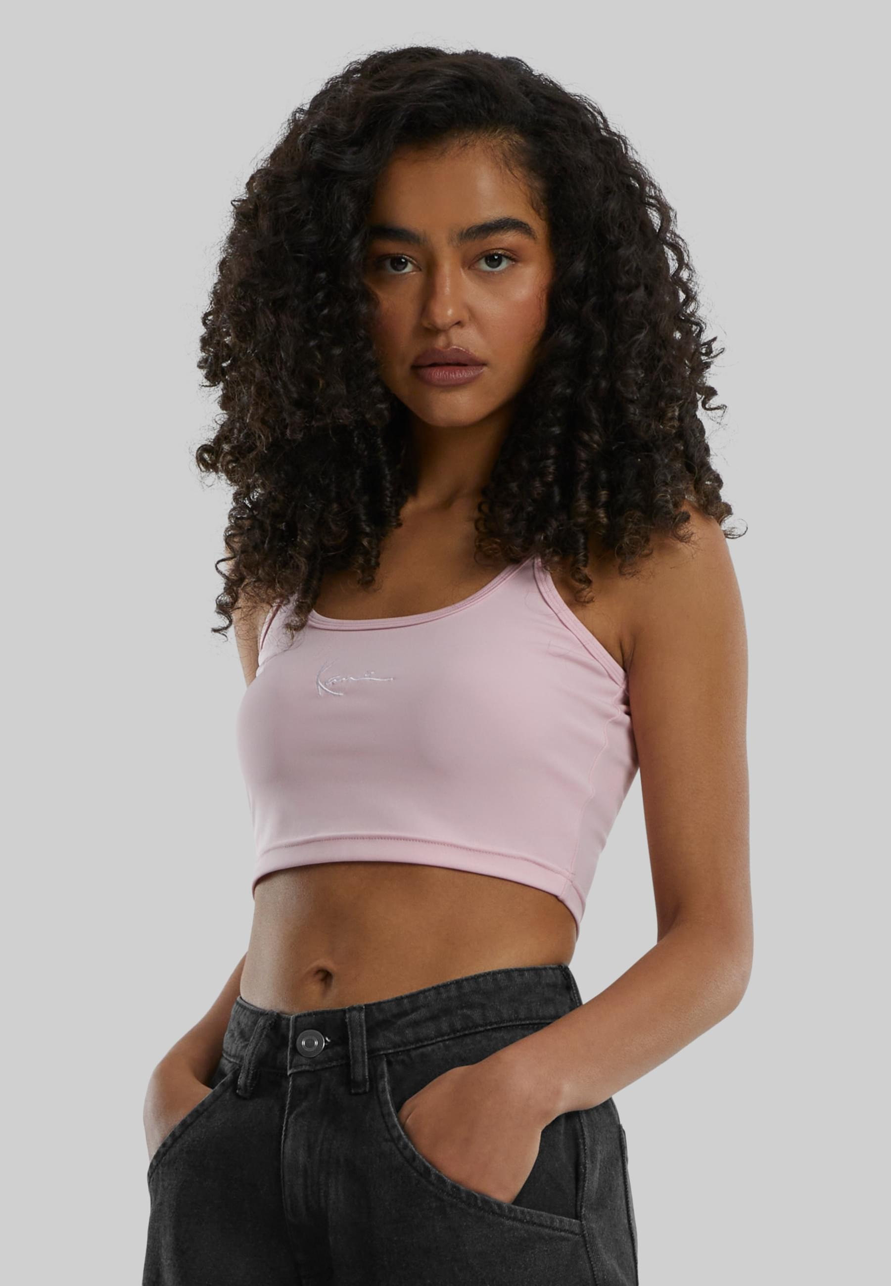 Karl Kani T-Shirt »Karl Kani KW-TP021-060-02 Small Signature Essential Crop Top«, (1 tlg.)