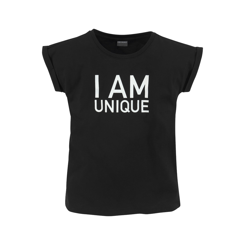 KIDSWORLD T-Shirt »I AM UNIQUE«