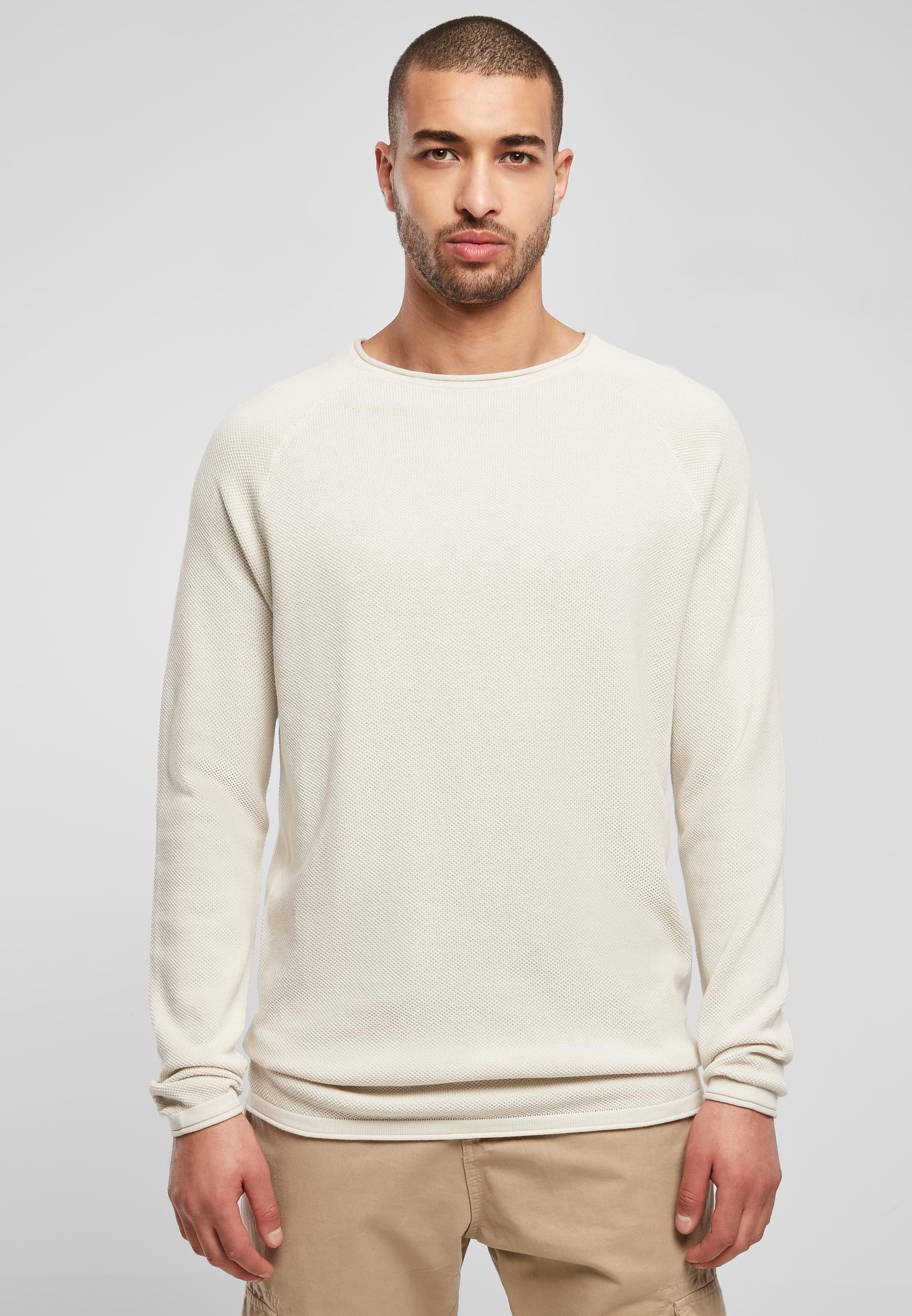 URBAN CLASSICS Longsleeve »Urban Classics Herren Knitted Raglan Longsleeve«, (1 tlg.)