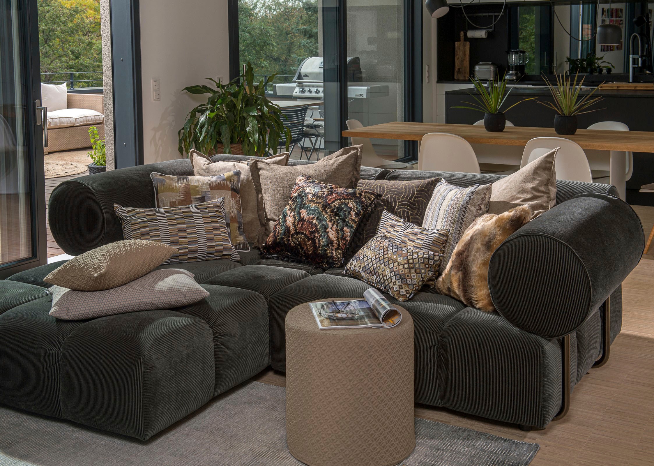 H.O.C.K. Dekokissen »Miss Dots Kissen« mit Punkten, Kissenhülle mit Füllung, 1 Stück