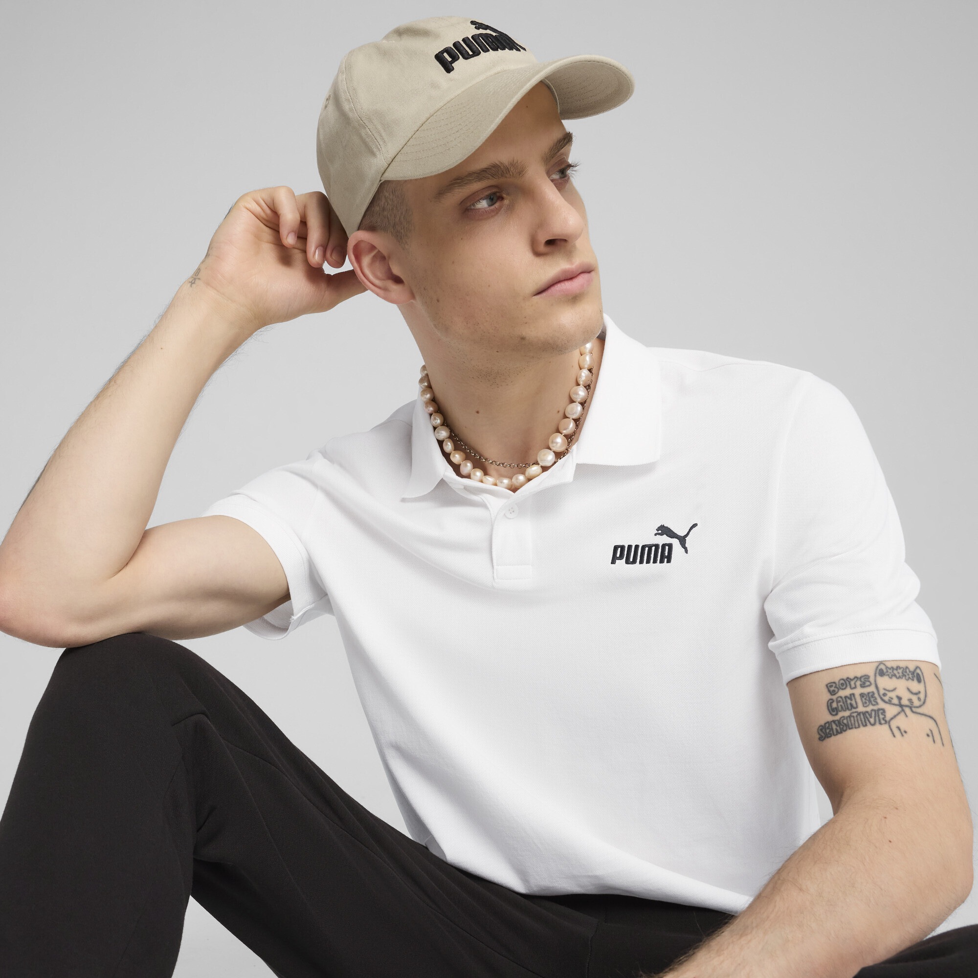 PUMA Poloshirt »Essentials No. 1 Logo Pique-Poloshirt Herren«