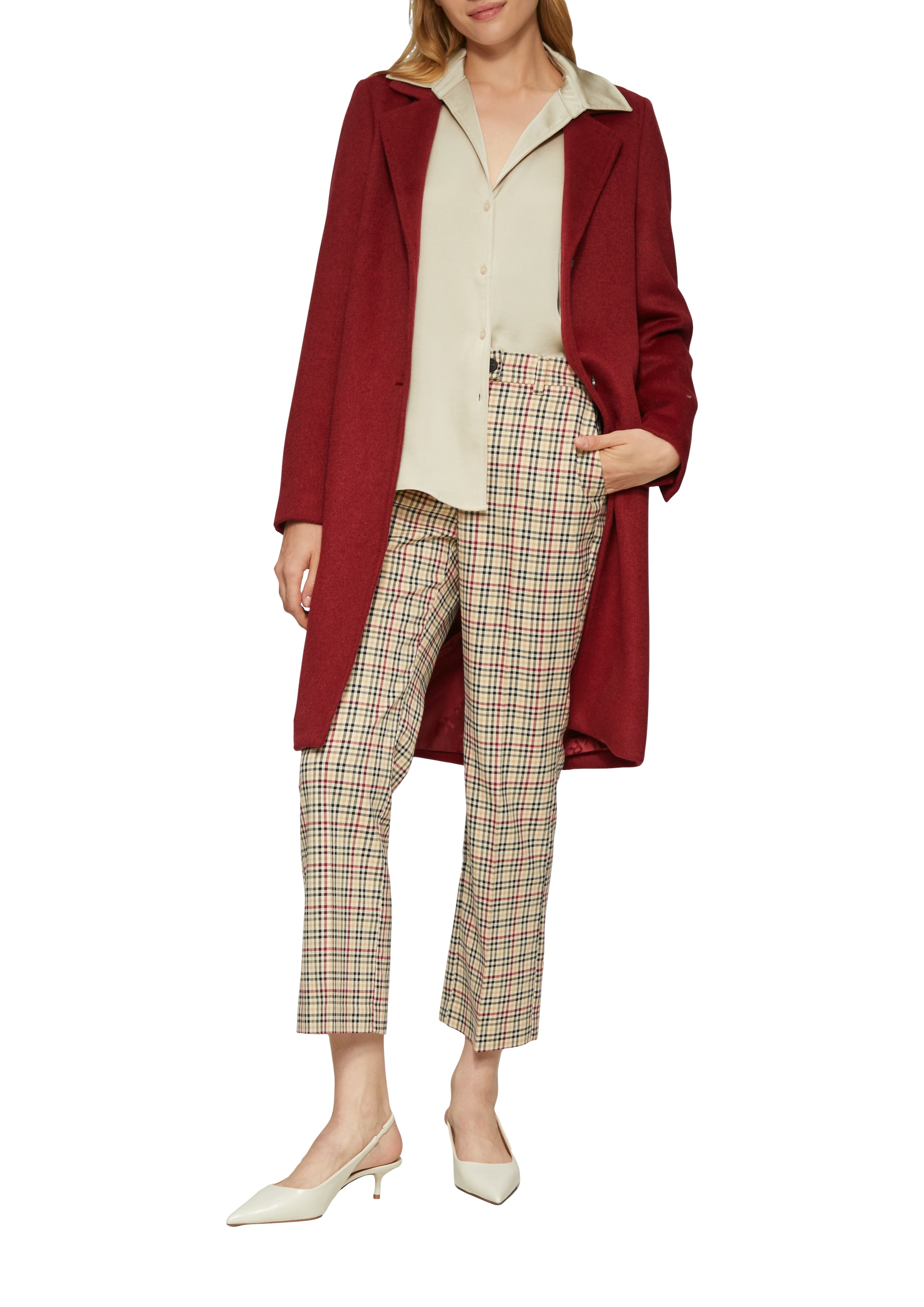 s.Oliver Langarmbluse mit Hemdkragen