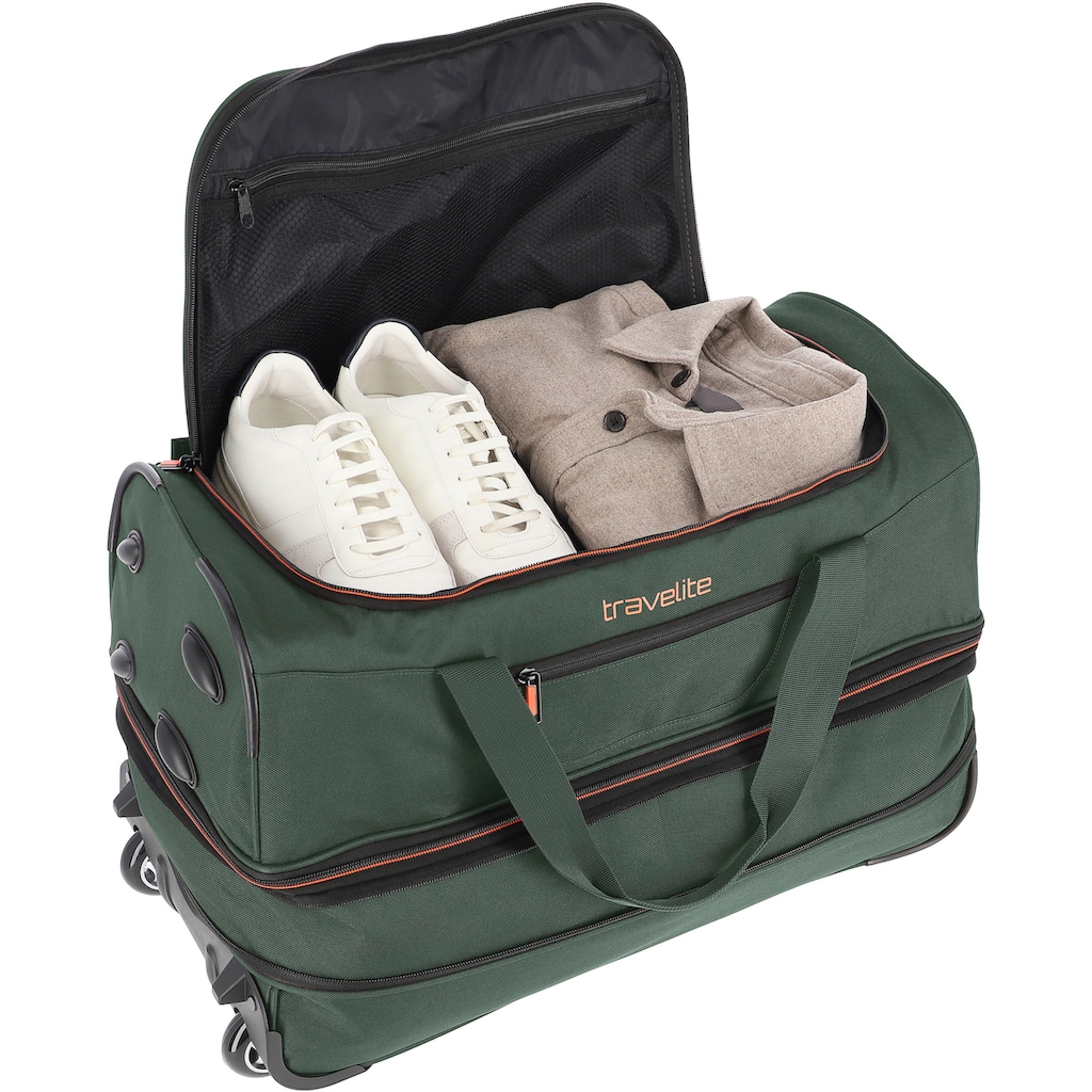 travelite Reisetasche »Basics, 55 cm, dunkelgrün«