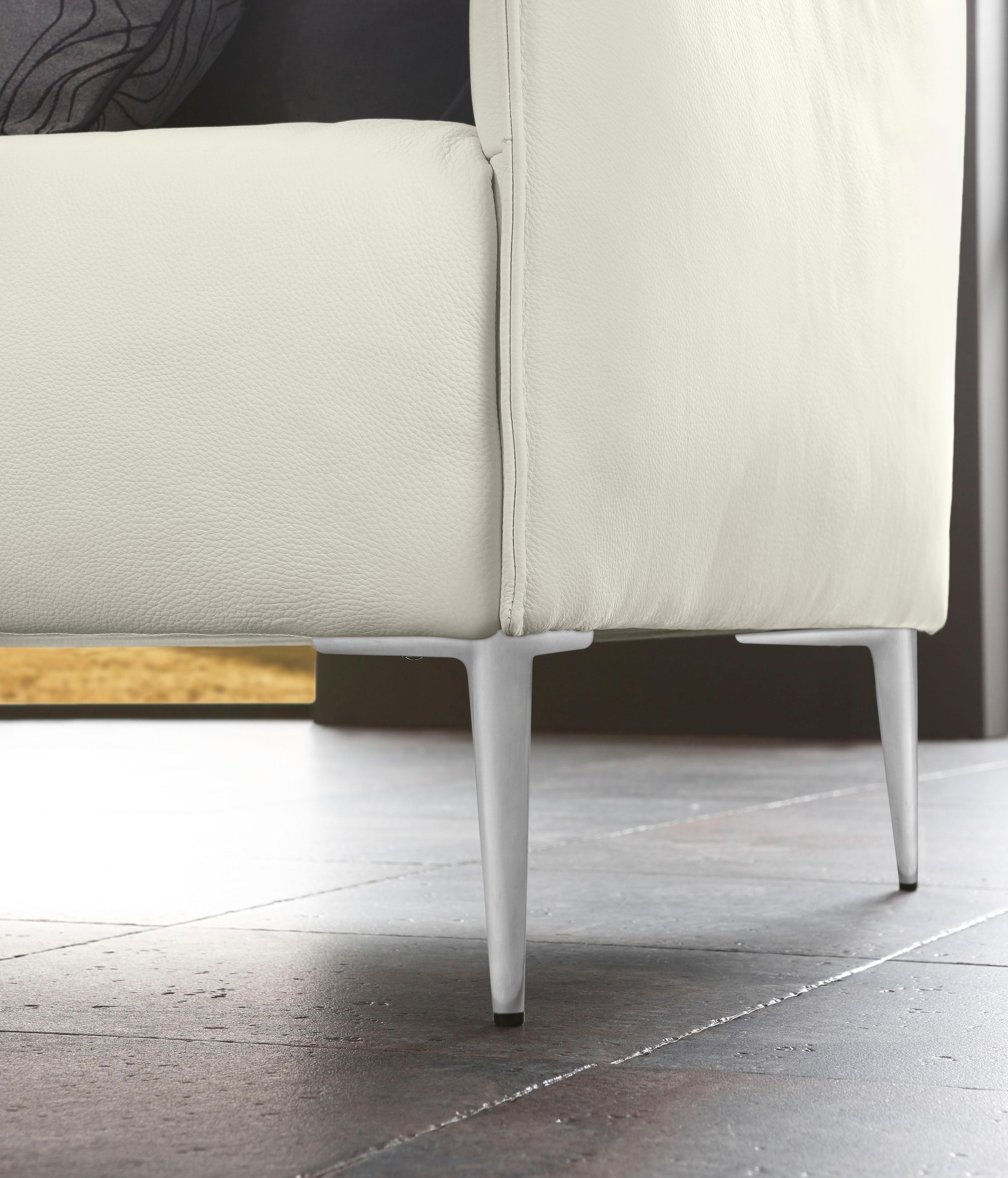 W.SCHILLIG 2,5-Sitzer »sally«, mit Metallfüßen in Chrom glänzend, Breite 194 cm