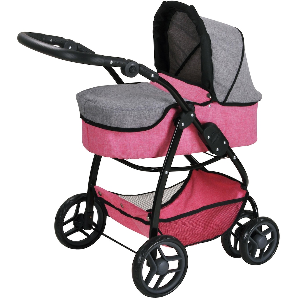 Knorrtoys® Kombi-Puppenwagen »Coco - Jeans Grey«