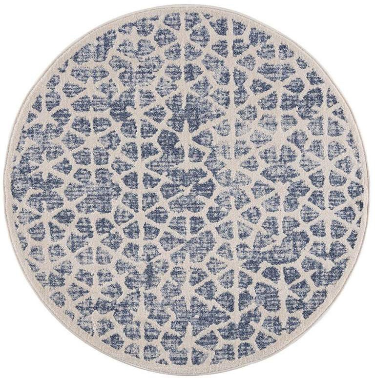Carpet City Teppich "Art 1271" rund 7 mm Höhe Kurzflor, Skandi-Muster, idea günstig online kaufen