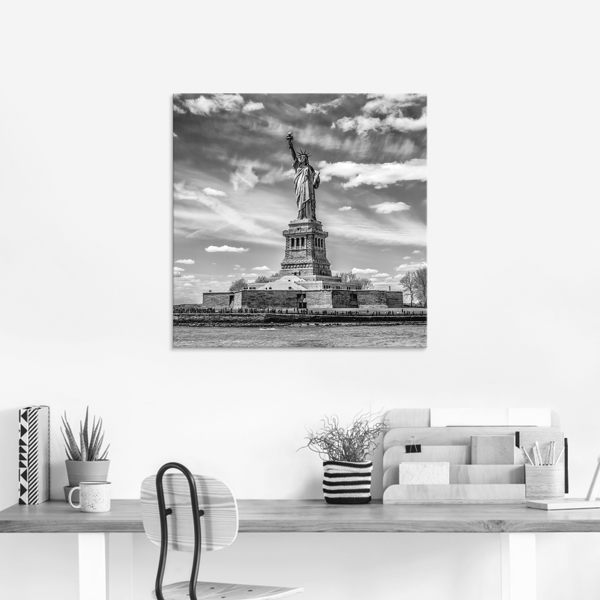 Artland Glasbild "New York City Freiheitsstatue" Amerika 1 Stk. tlg. in ver günstig online kaufen