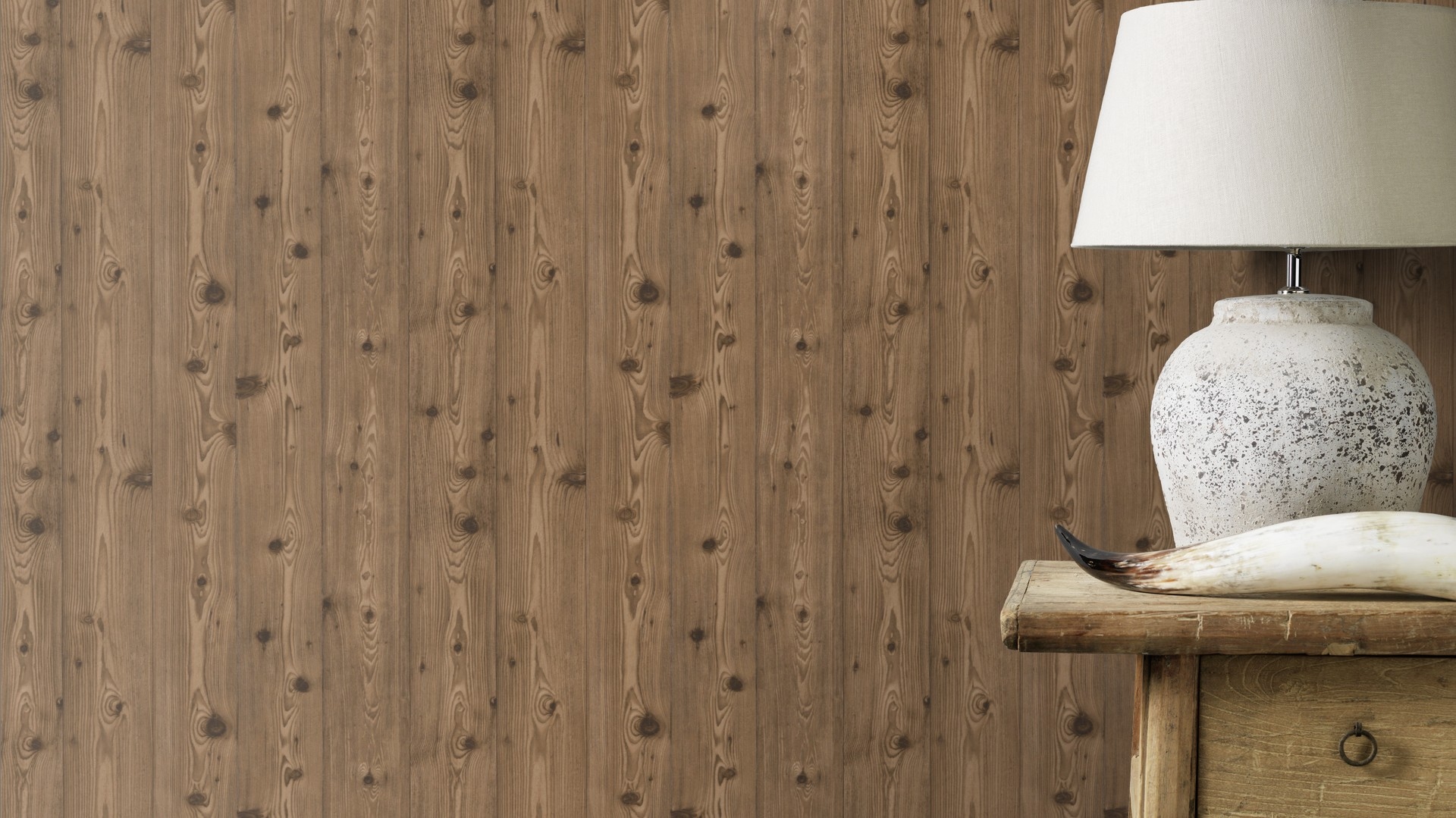 s.Oliver Papiertapete »mit Holzoptik«, Holz, Holz