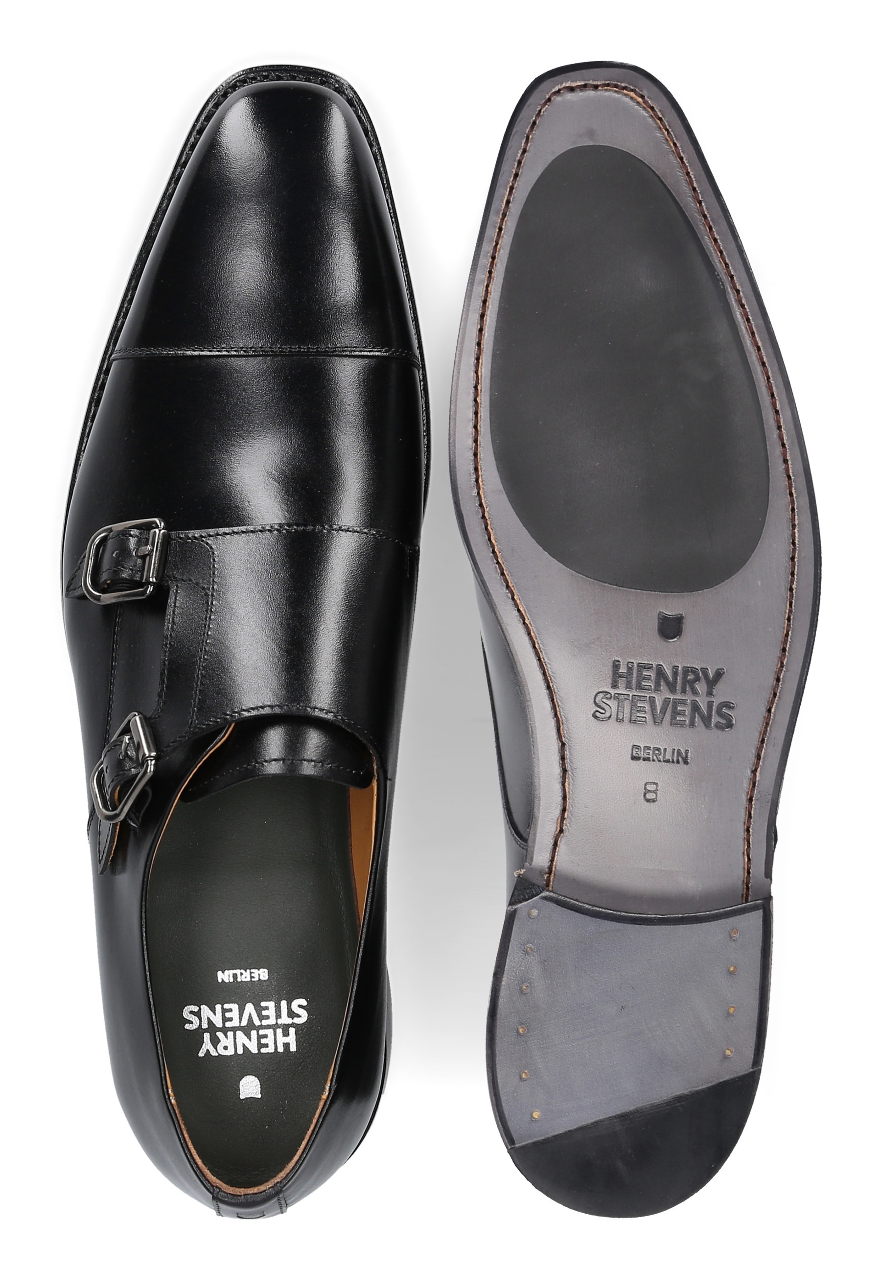 Henry Stevens Slipper "Liam CDM", Herren Halbschuh Leder handgefertigt, Anz günstig online kaufen