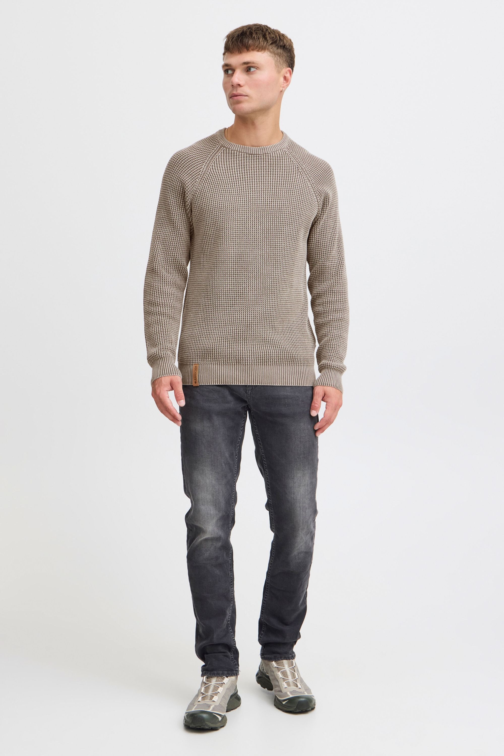 Indicode Strickfleece-Pullover »Strickpullover IDRockford«