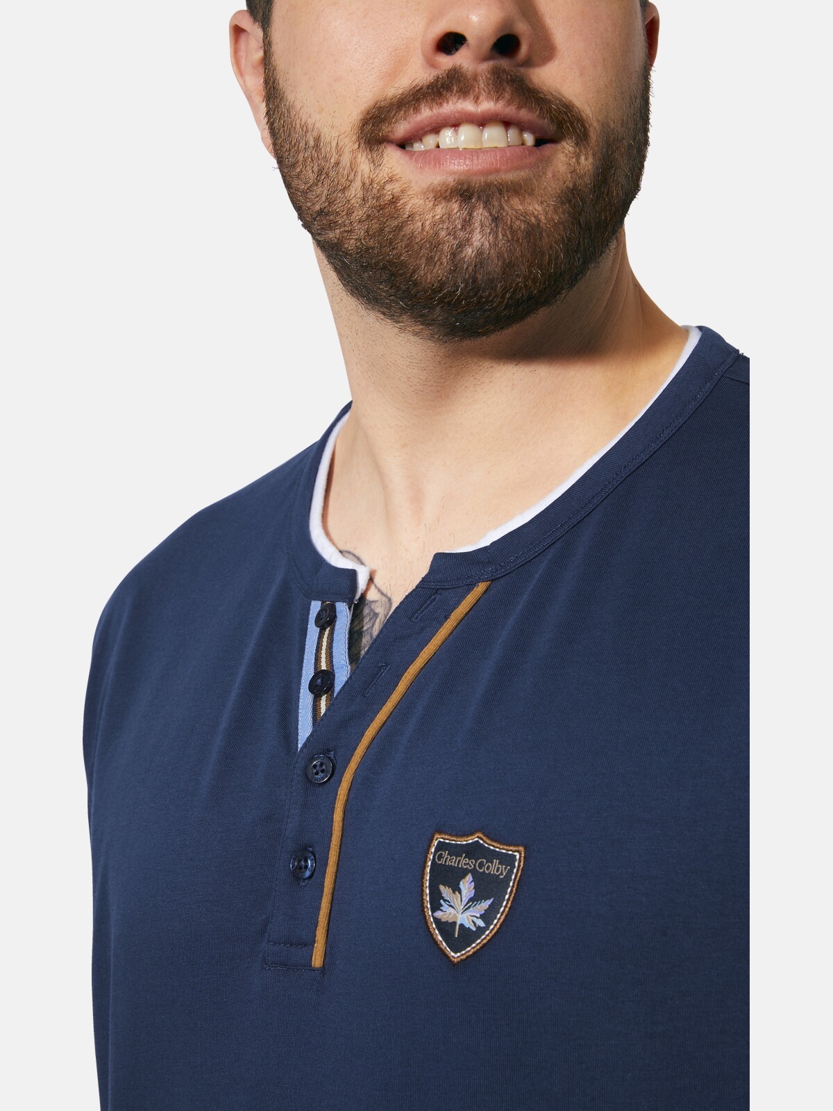 Charles Colby T-Shirt »T-Shirt EARL LUDUVON«, (1 tlg.)