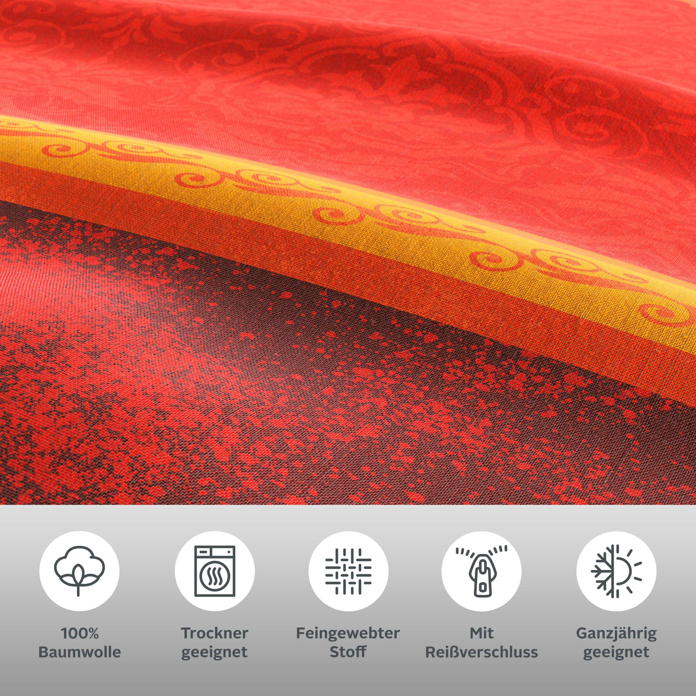 Thumbnail - OTTO home Bettwäsche "Sonnenham" 2 in Gr. 135x200 oder 155x220 cm, 100% Baumwolle, Paisley