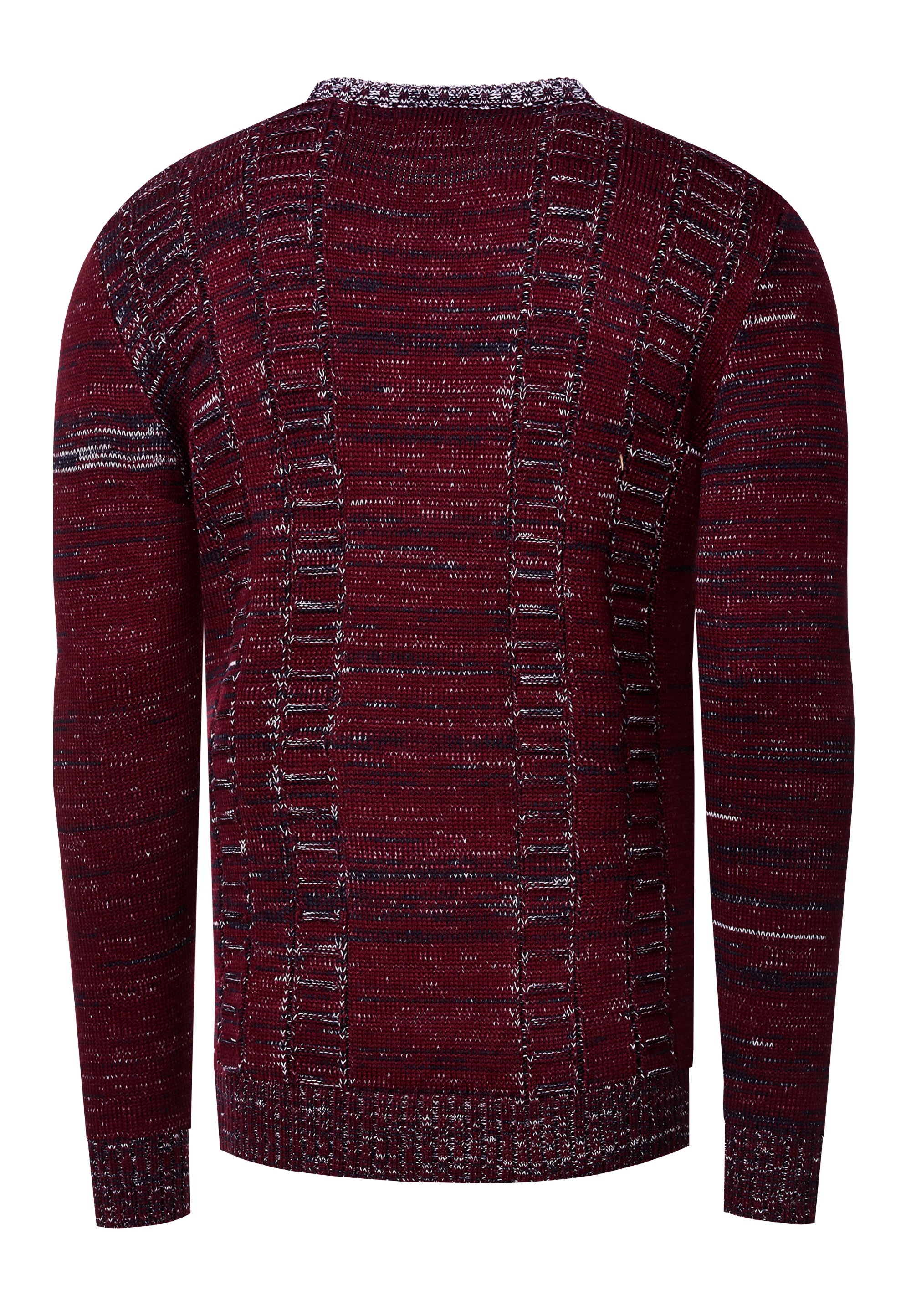 Rusty Neal Strickpullover, mit meliertem Design