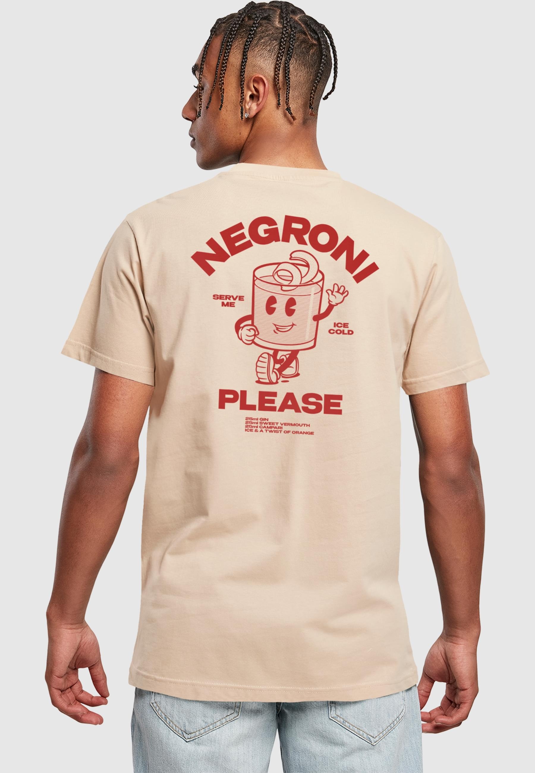 MisterTee T-Shirt »MisterTee Negroni Please Tee«, (1 tlg.)