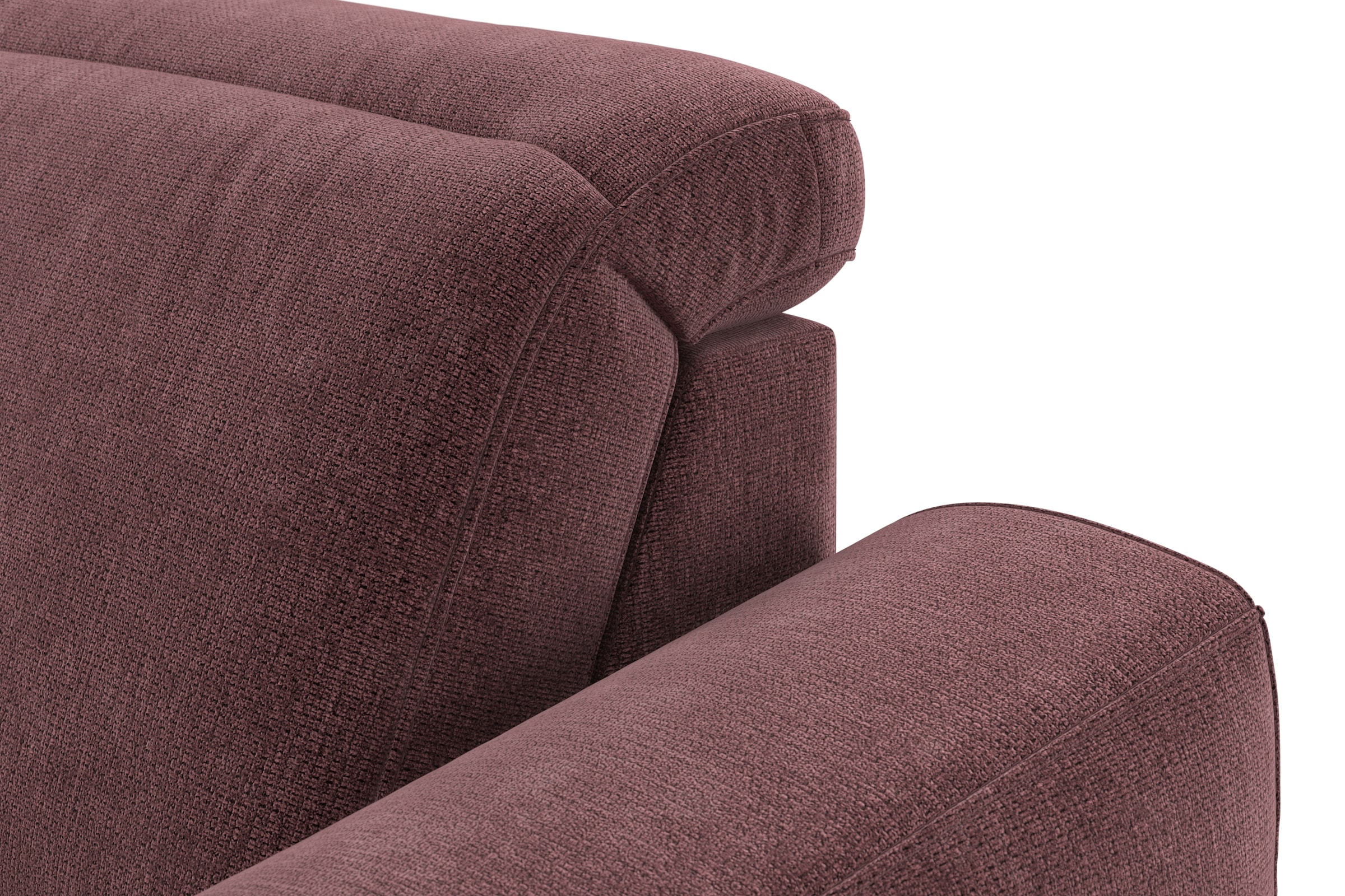 Home affaire Ecksofa »Dundee L-Form«, wahlweise mit Kopfteilverstellung und zusätzlich mit Bettfunktion