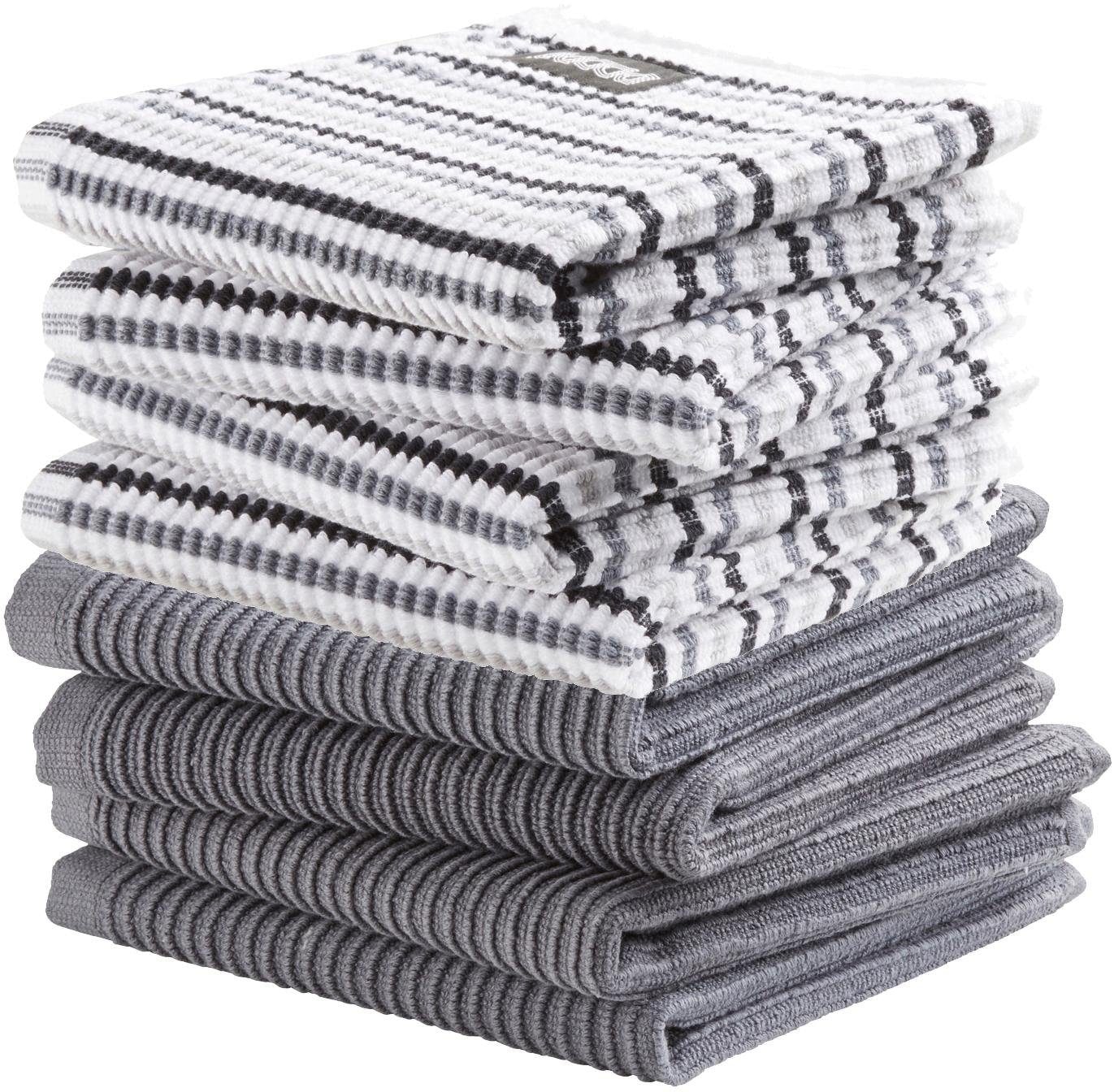 DDDDD Spültuch "Basic-Fun" Combiset : 4x Basic & 4 Fun Multi günstig online kaufen