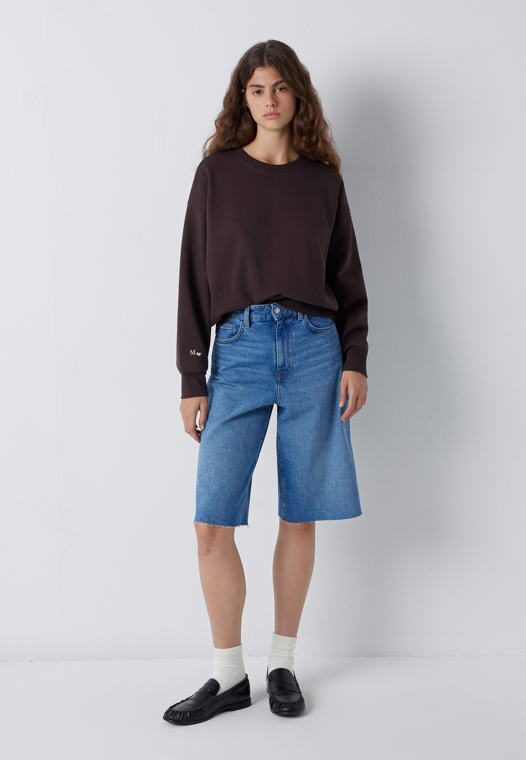 Mavi Rundhalspullover »CREW NECK SWEATSHIRT« Sweatshirt cropped