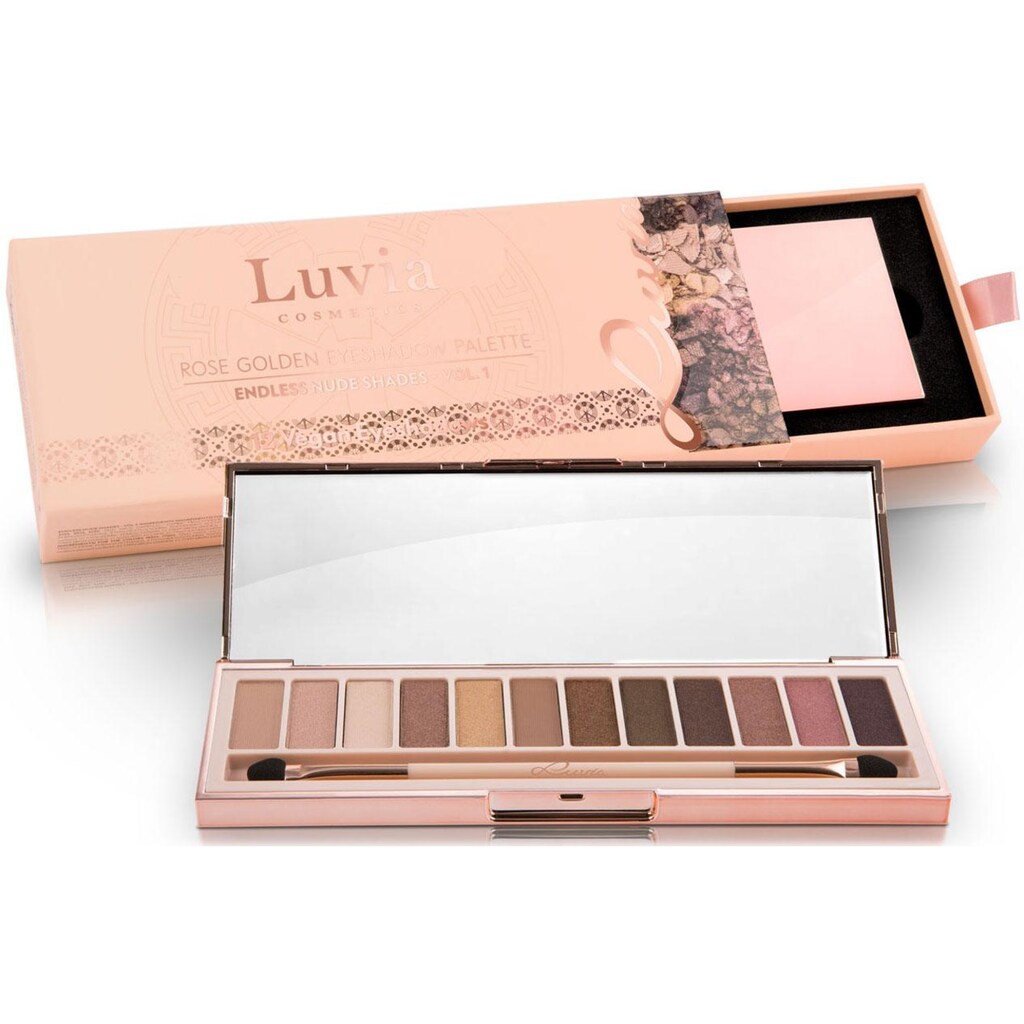 Luvia Cosmetics Lidschatten-Palette »Endless Nude Shades Vol.1«, Vegane Lidschatten-Palette