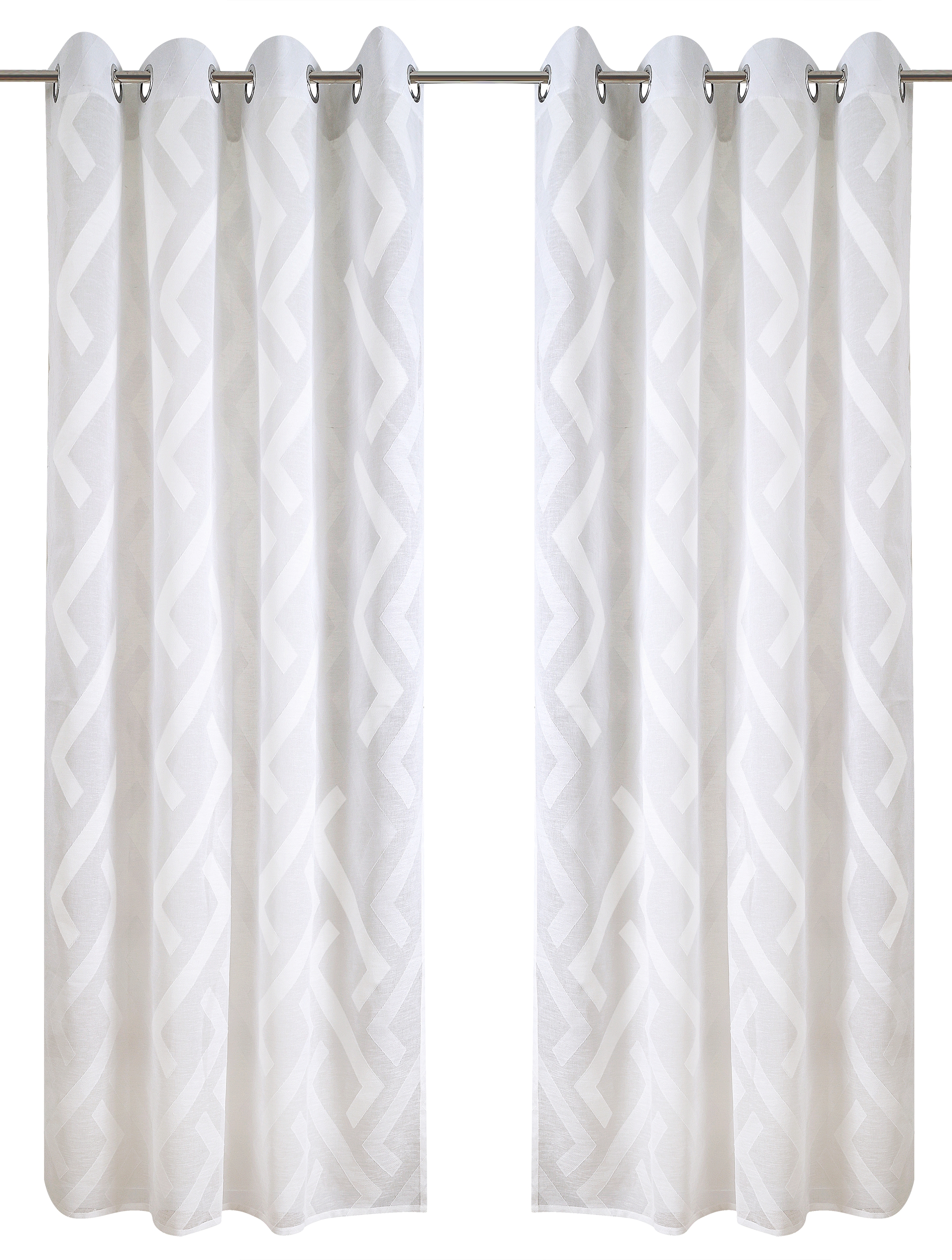 Bruno Banani Gardine "Lynn" Ösen 1 Stk. tlg. schöner Schal, Scherli, zeitlo günstig online kaufen