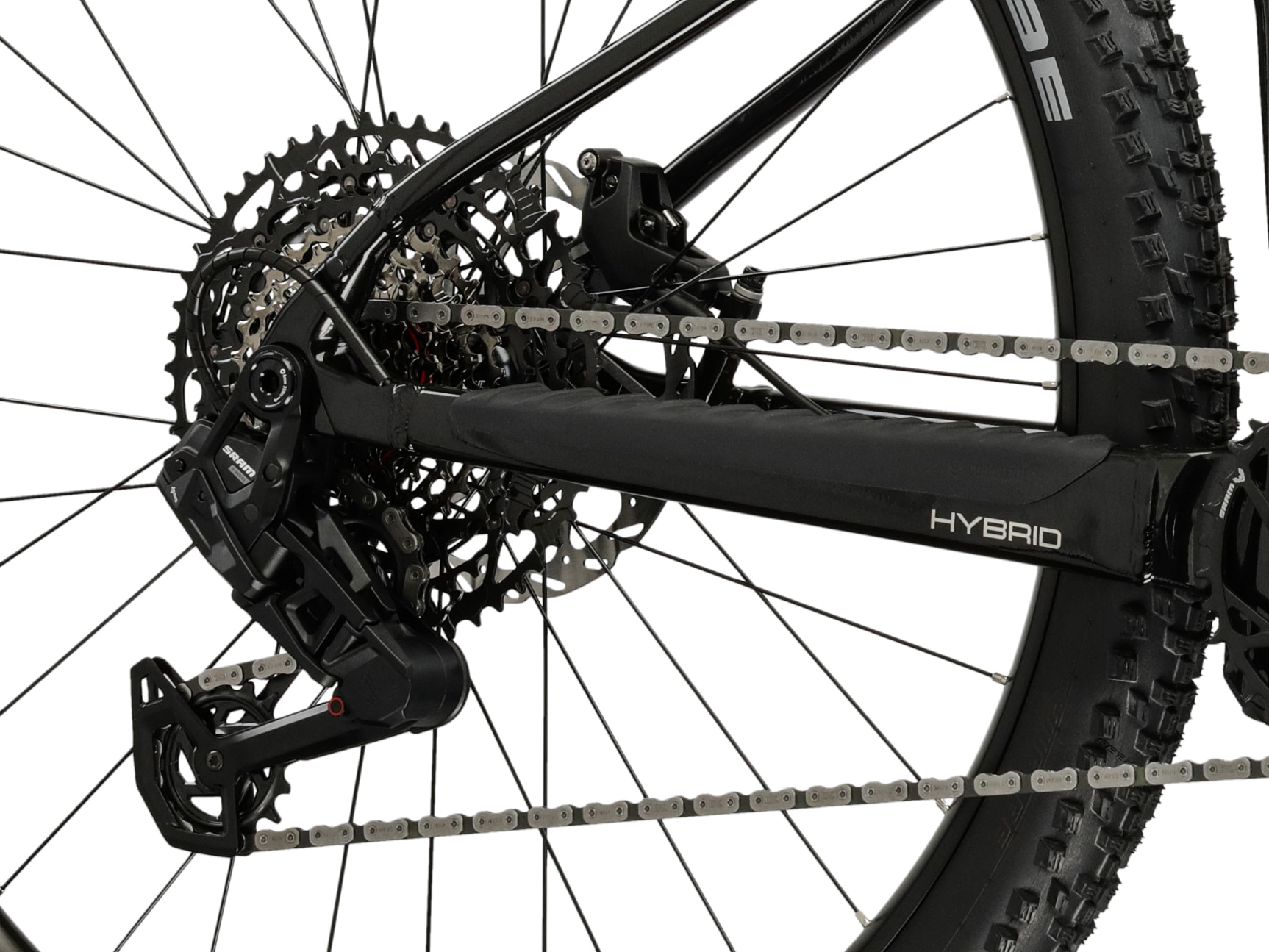 Kross »Influx Hybrid 5.0 21,3Ah / 800 Wh 29 Zoll schwarz 12 Gänge 2026« 12 Gang SRAM S1000 EAGLE AXS Schaltwerk Kettenschaltung Mittelmotor 250 W BOSCH PERFORMANCE LINE CX 36 V/250 W, Mittelmotor